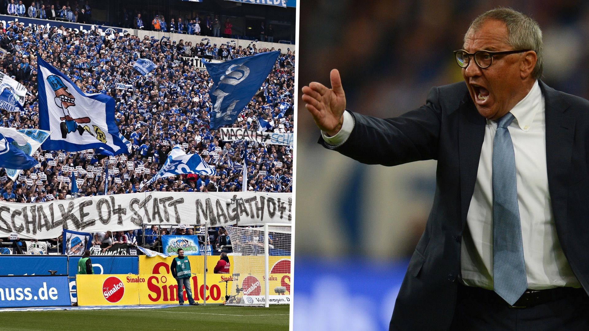 ONLY GERMANY GFX Felix Magath Schalke fans 2011