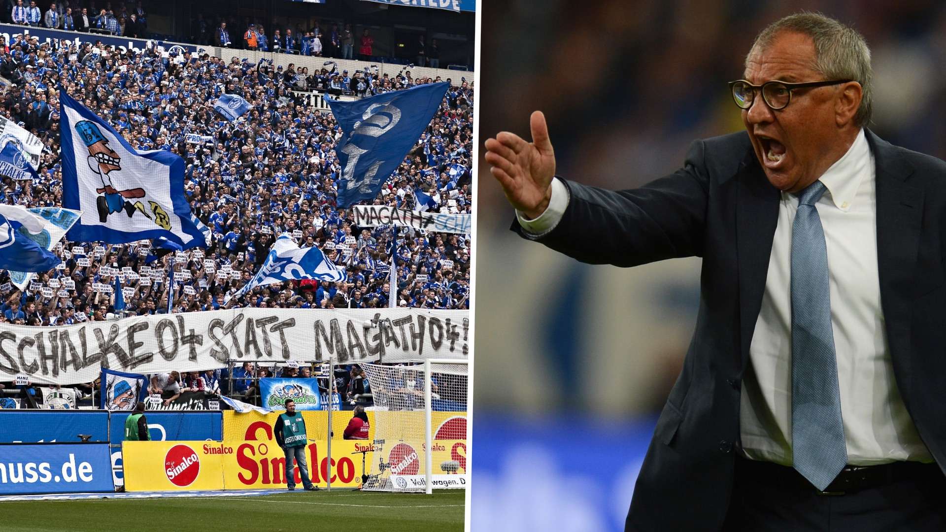 ONLY GERMANY GFX Felix Magath Schalke fans 2011