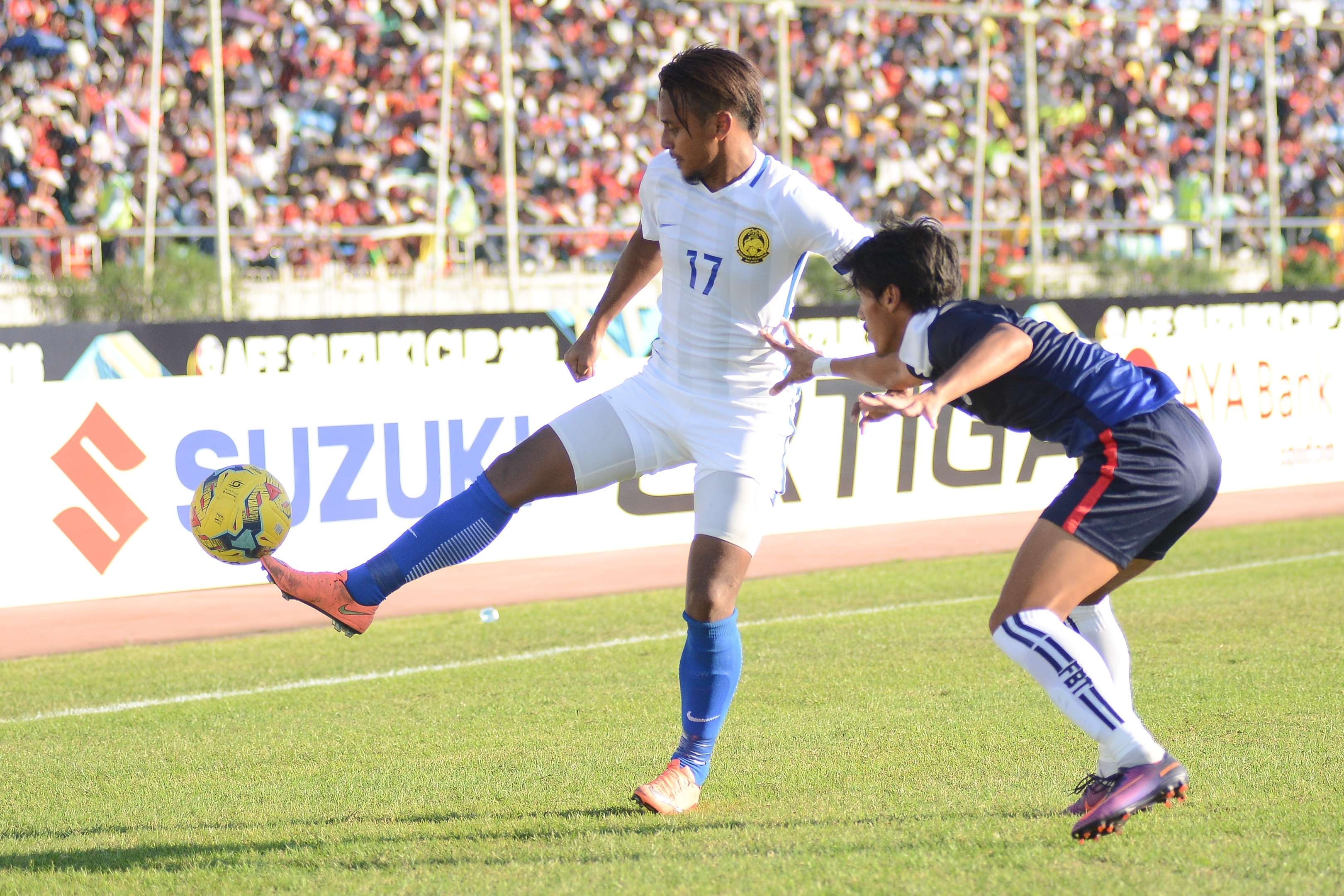 Amri Yahyah in the Malaysia v Cambodia match - 2016 AFF Suzuki Cup 20/11/16