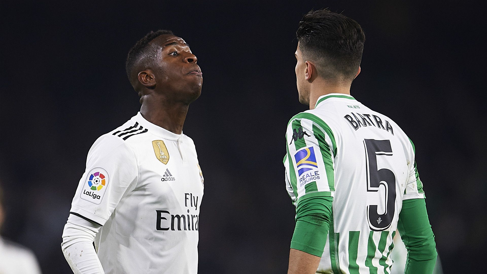 Vinicius Junior Marc Bartra Real Madrid Real Betis 2018-19