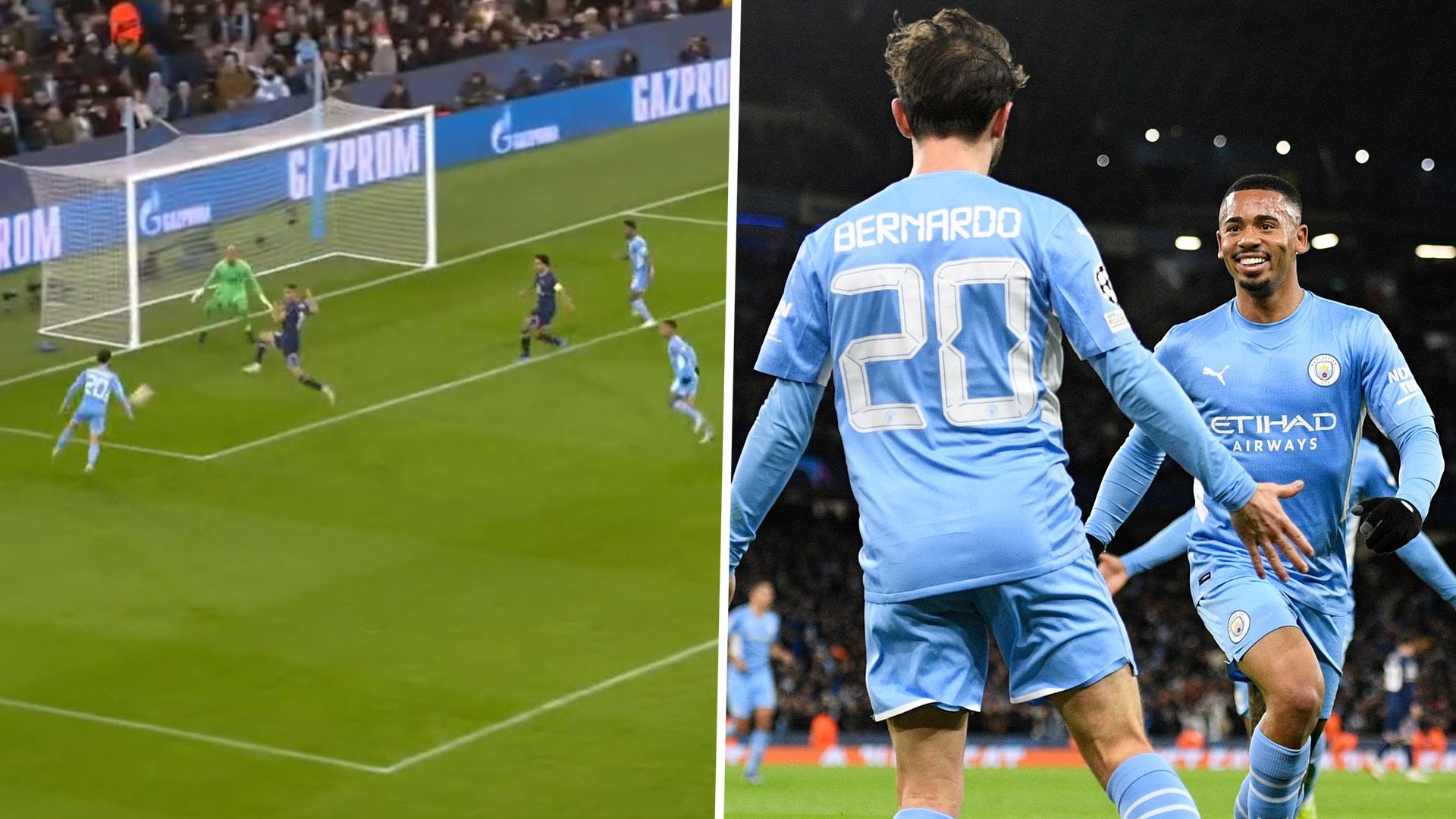 Bernardo Silva Gabriel Jesus Man City 2021-22