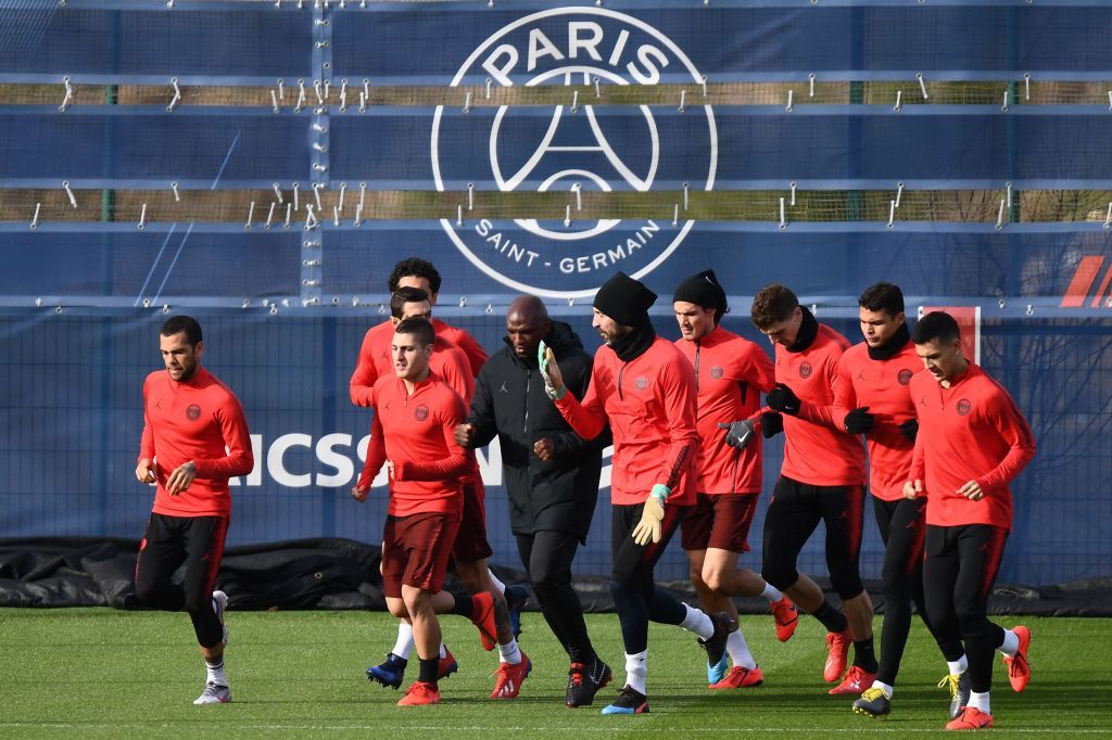 Treino do PSG