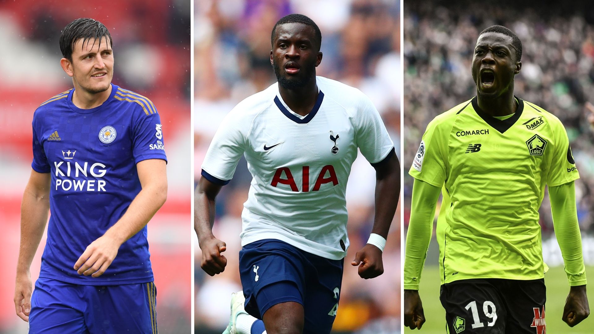 Maguire/Ndombele/Pepe split