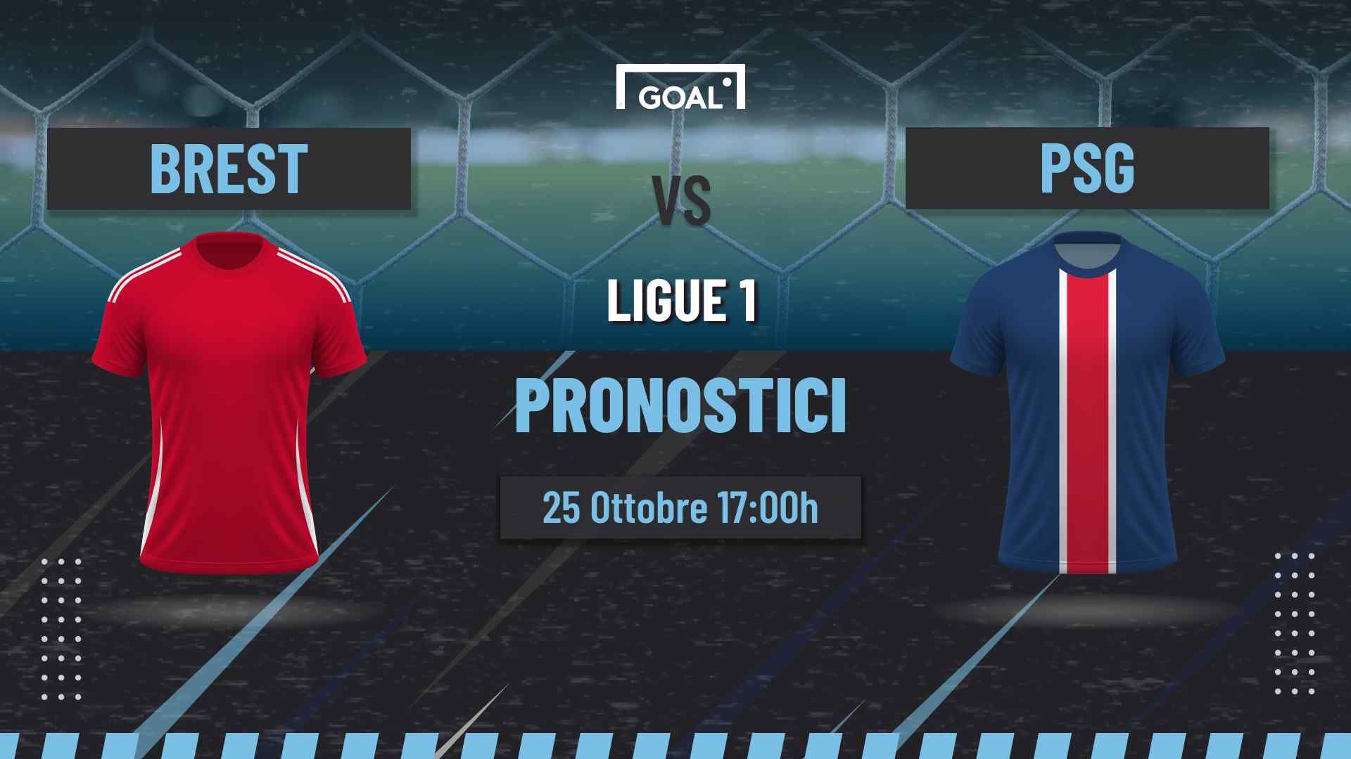 pronostici Brest - PSG