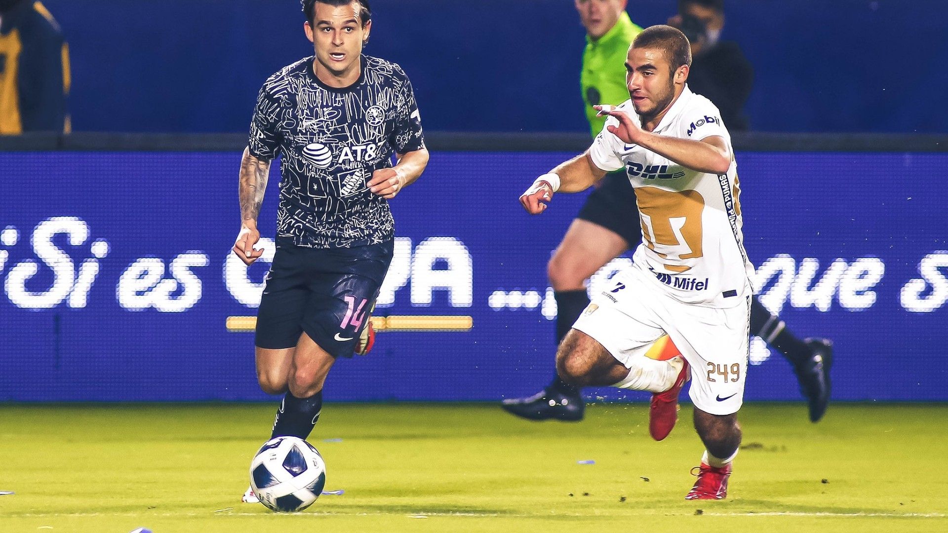 Nicolás Benedetti Alek Álvarez América vs Pumas Apertura 2021
