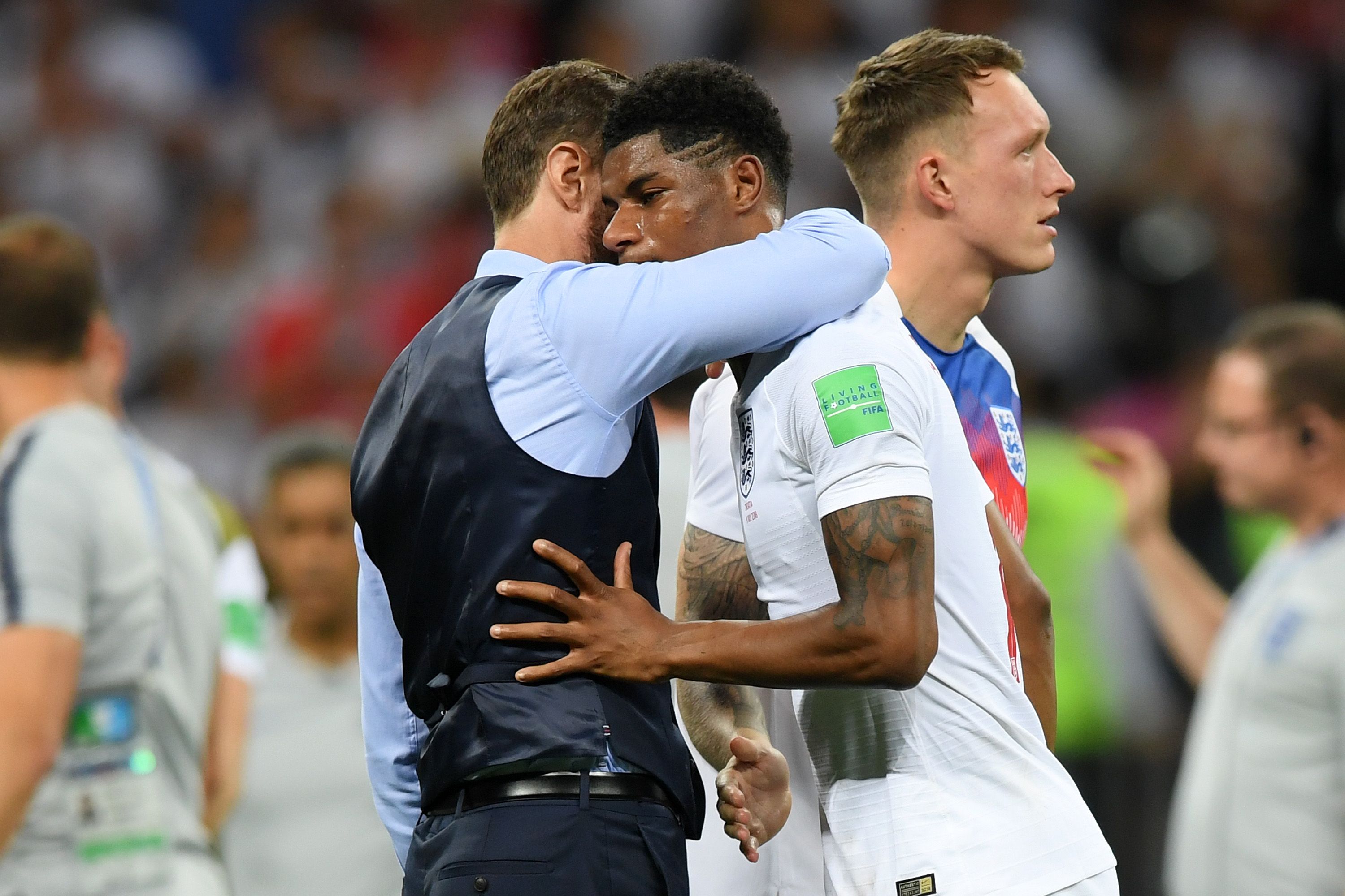 England reaction vs Croatia