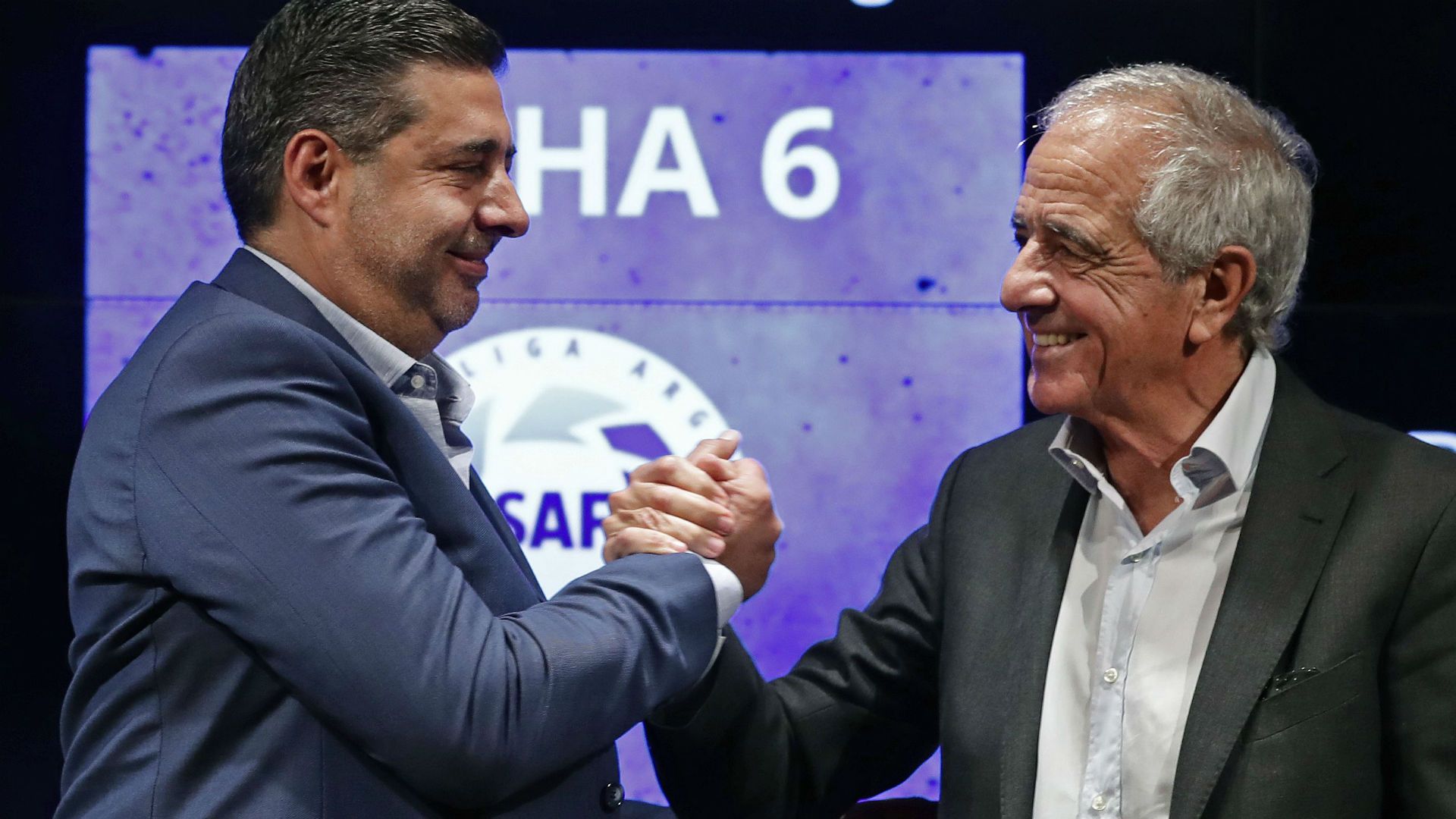 Daniel Angelici Rodolfo D Onofrio Boca River  2018