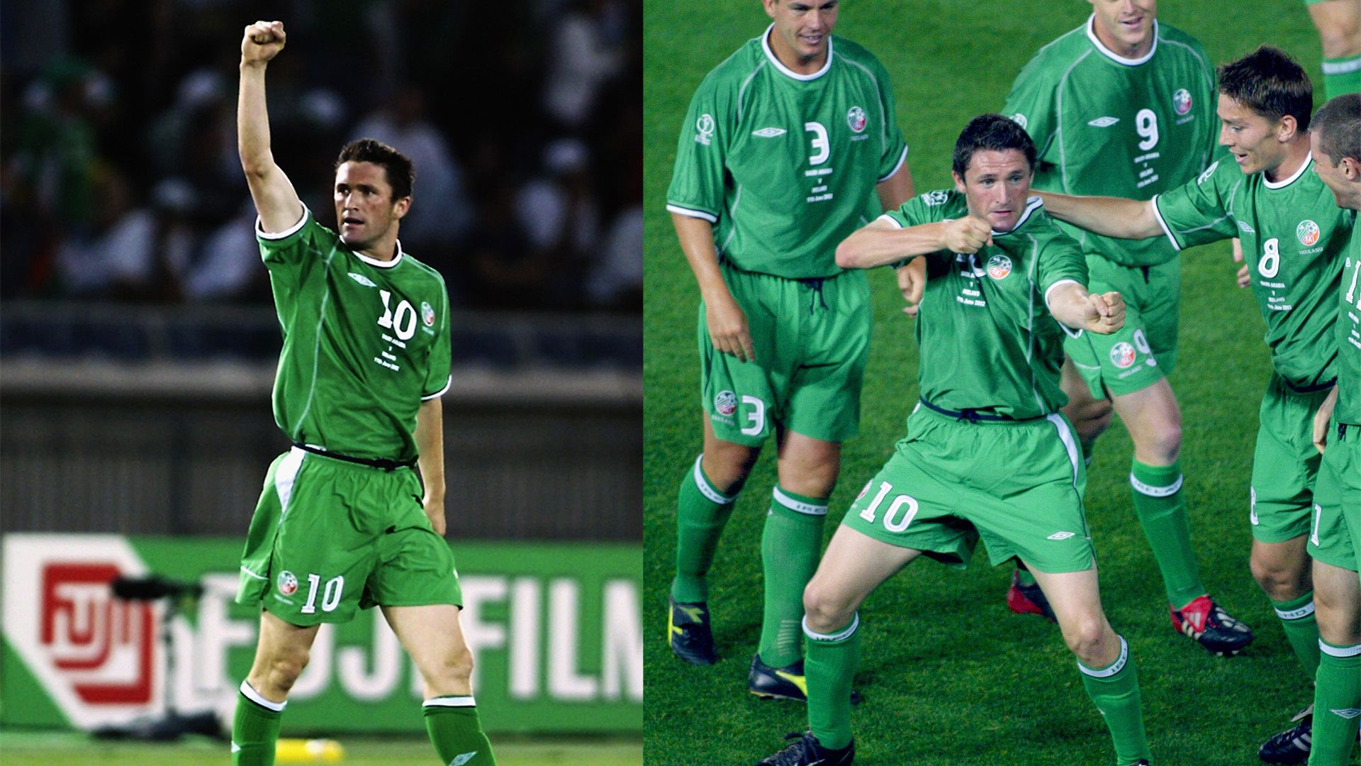 Robbie Keane Republic of Ireland Saudi Arabia 2002 World Cup