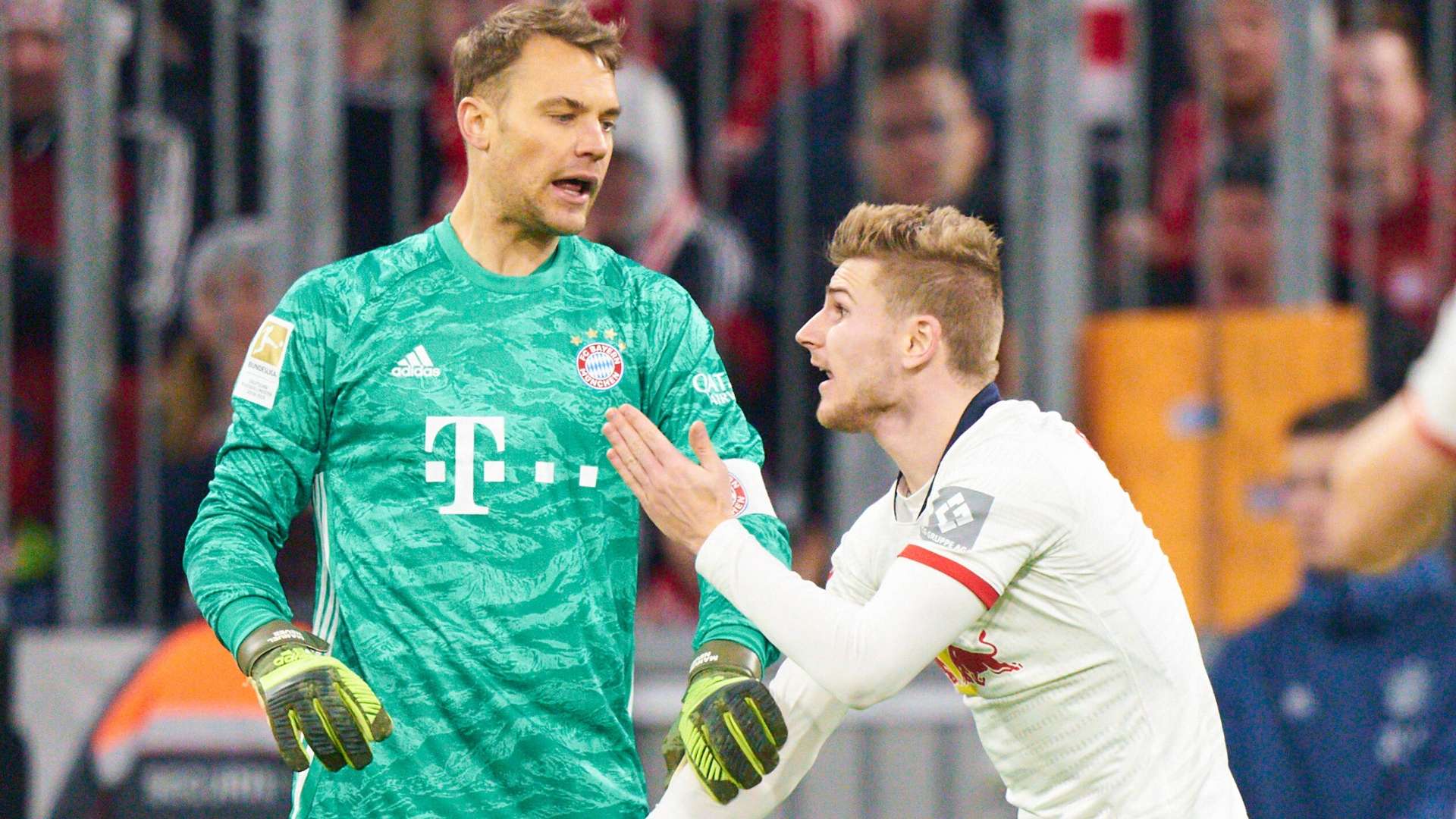 Manuel Neuer Timo Werner Bayern Leipzig 09-02-2020
