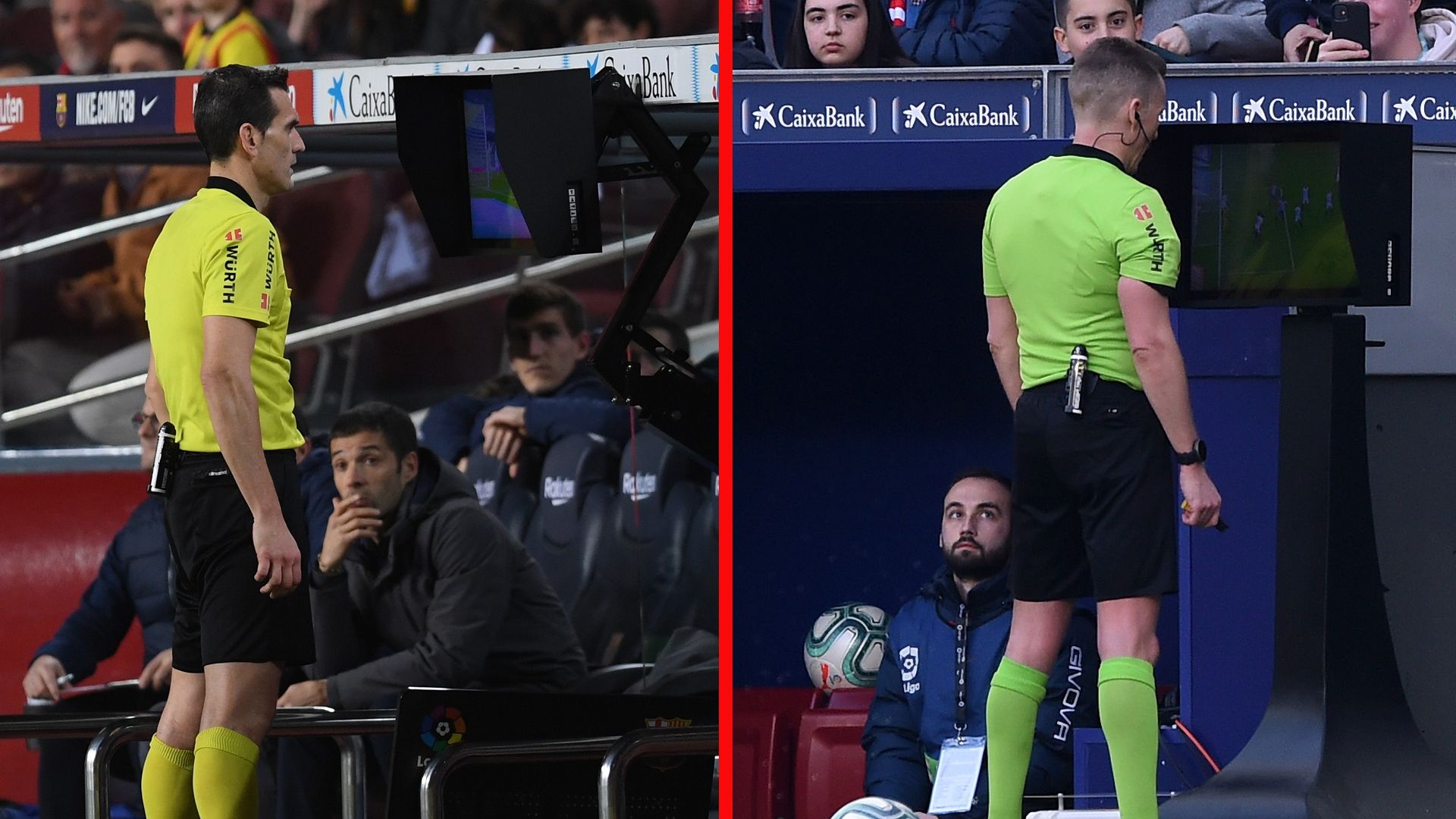 VAR en el Atlético-Sevilla y Barcelona-Real Sociedad