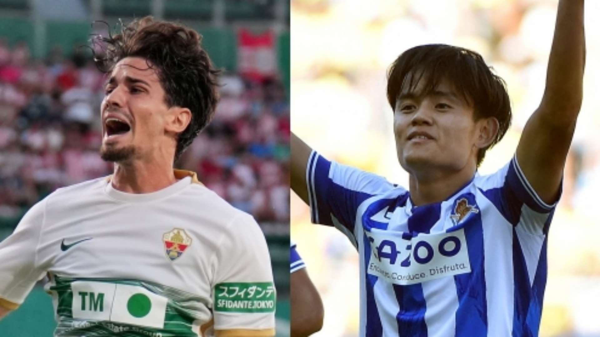 Alex Collado Elche Takefusa Kubo Real Sociedad