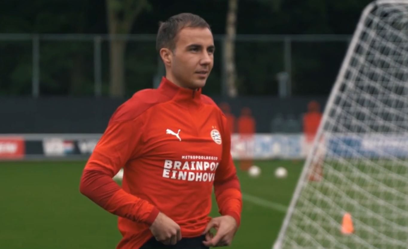 MARIO GÖTZE PSV EINDHOVEN TRAINING SCREENSHOT