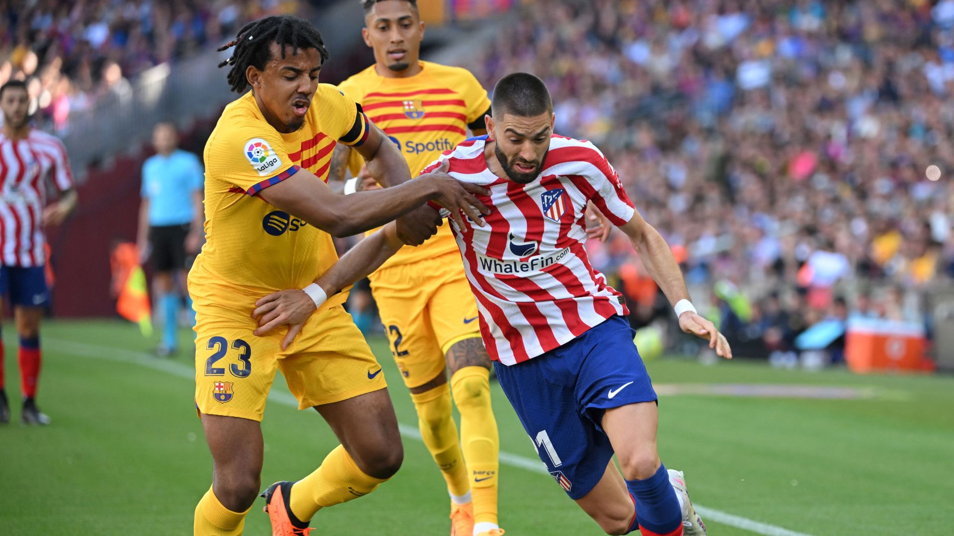 Kounde Carrasco Barcelona Atletico Madrid