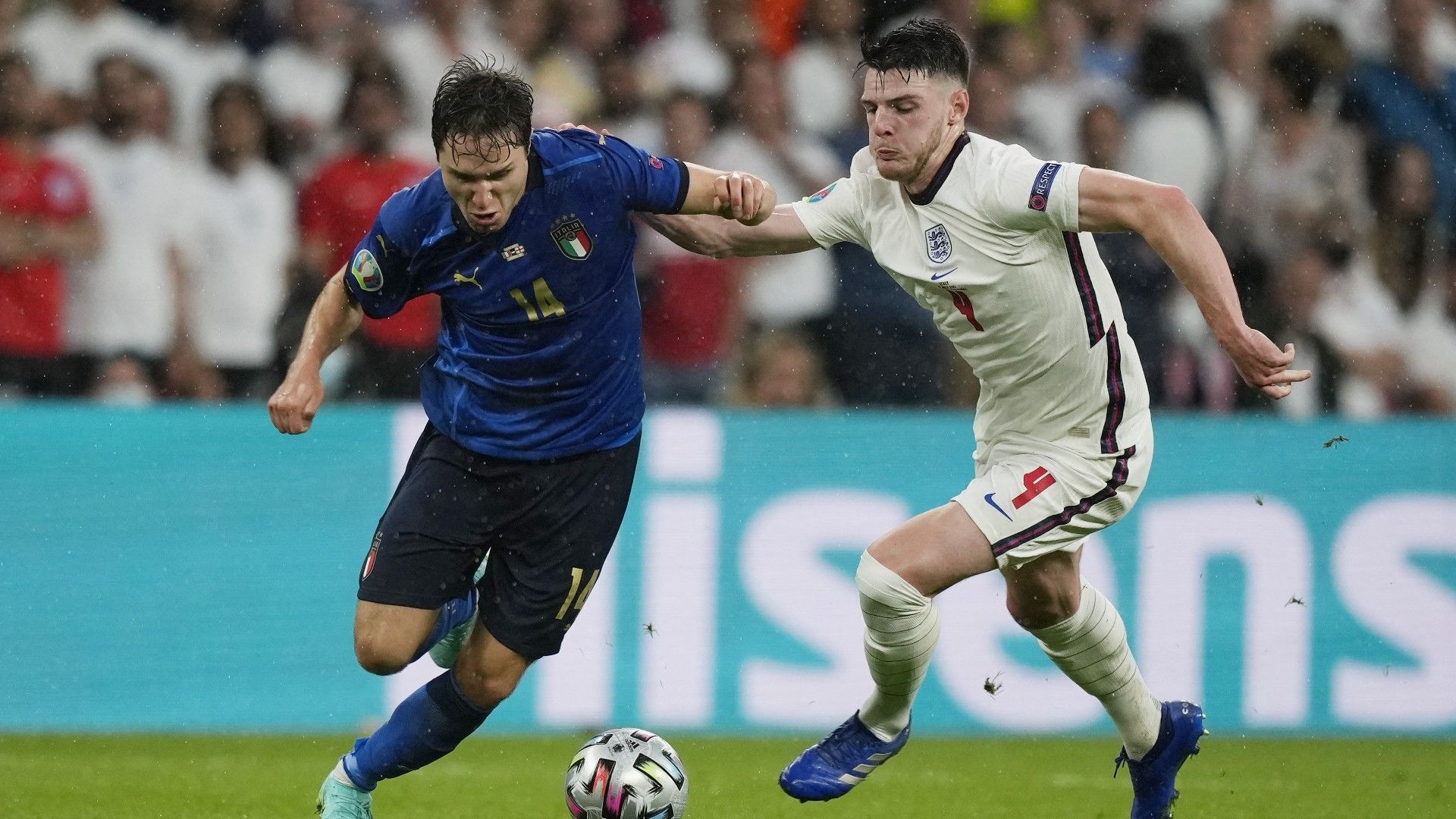 Declan Rice Federico Chiesa England Italy Euro 2020