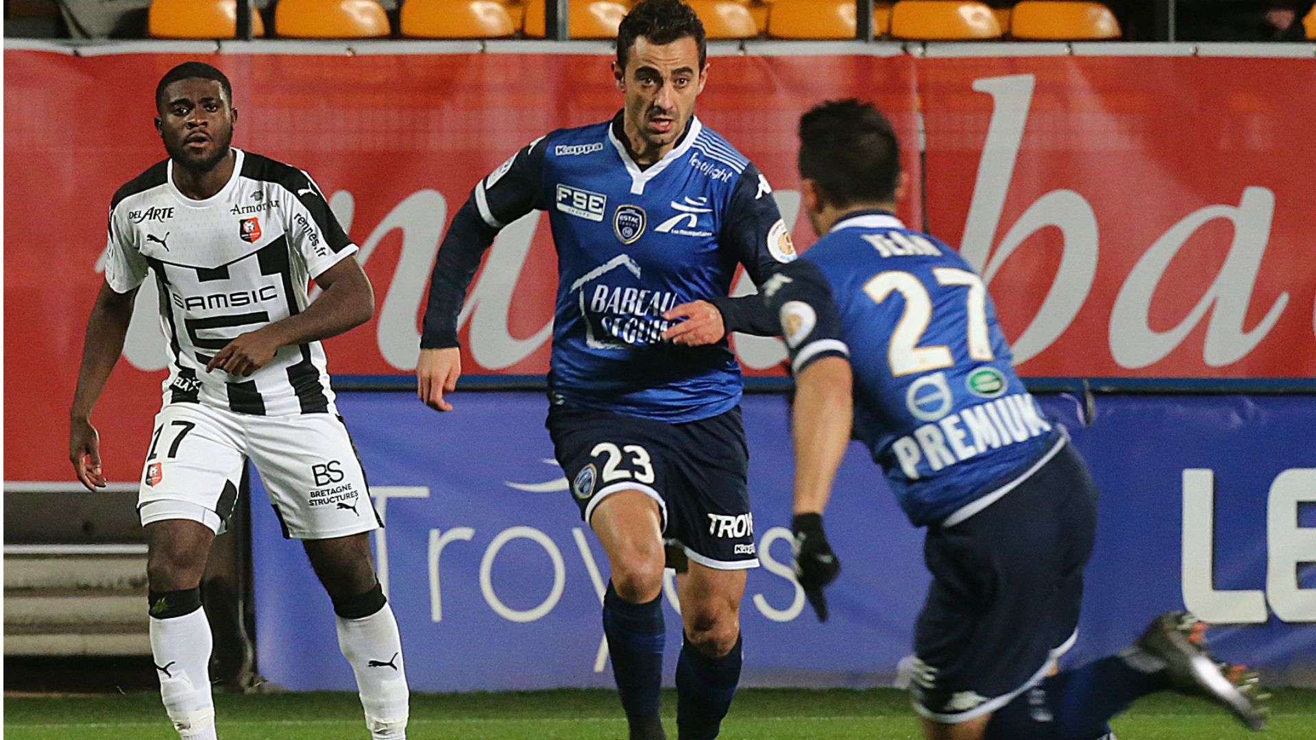Fabien Camus Troyes Rennes Ligue 1 16012016