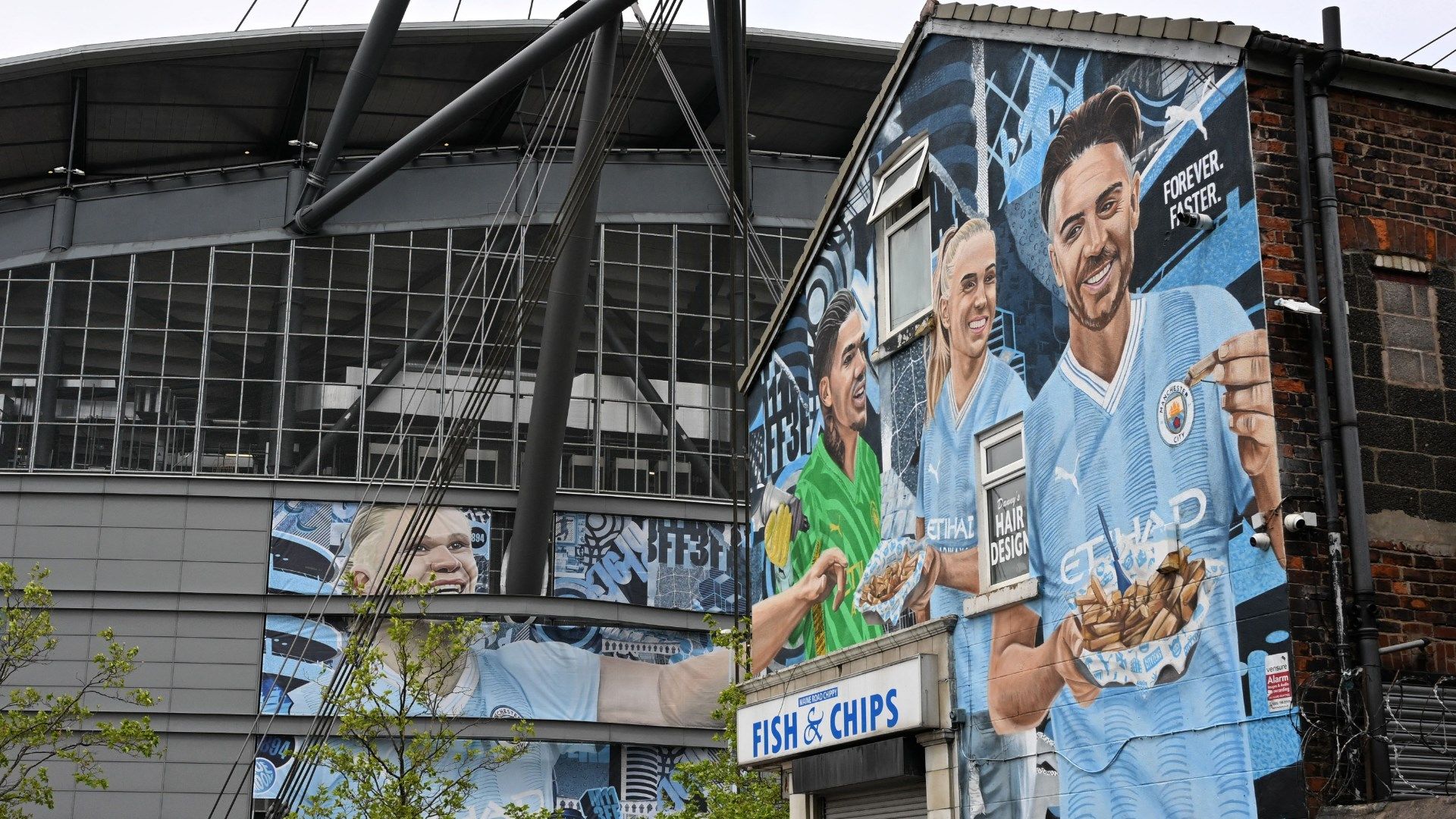 Erling Haaland Esme Morgan Manchester City 2023