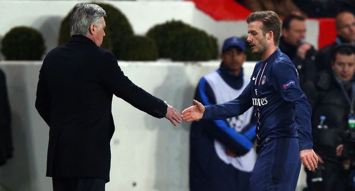 Carlo Ancelotti David Beckham