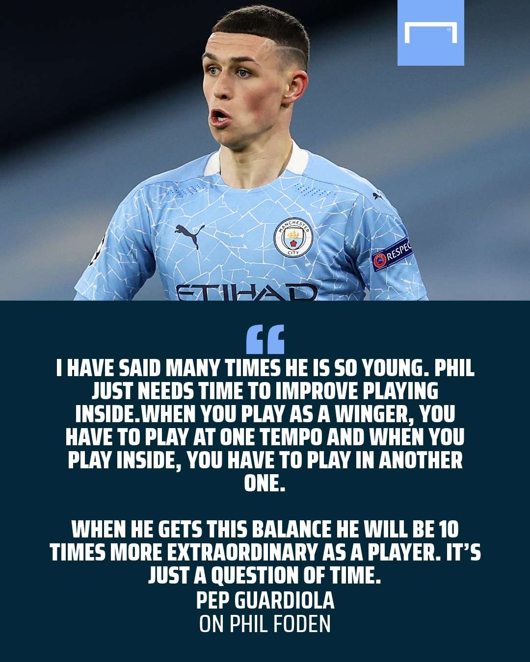 Phil Foden quote GFX