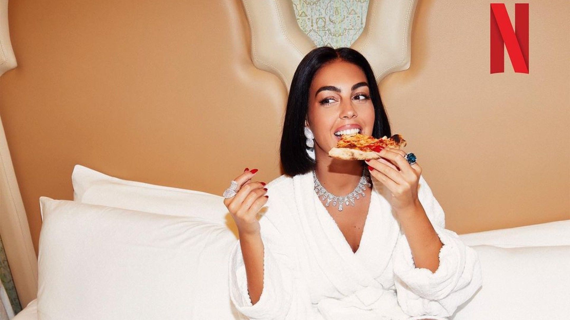 Georgina Rodríguez en su promocional de Netflix