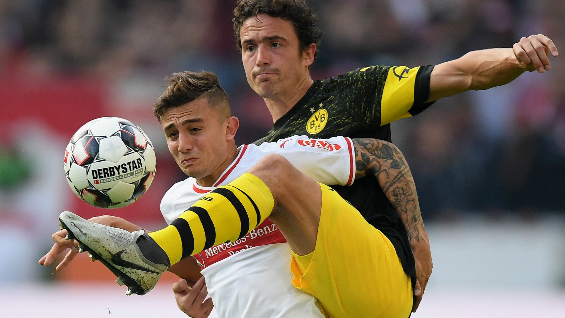 PABLO MAFFEO STUTTGART THOMAS DELANEY BORUSSIA DORTMUND