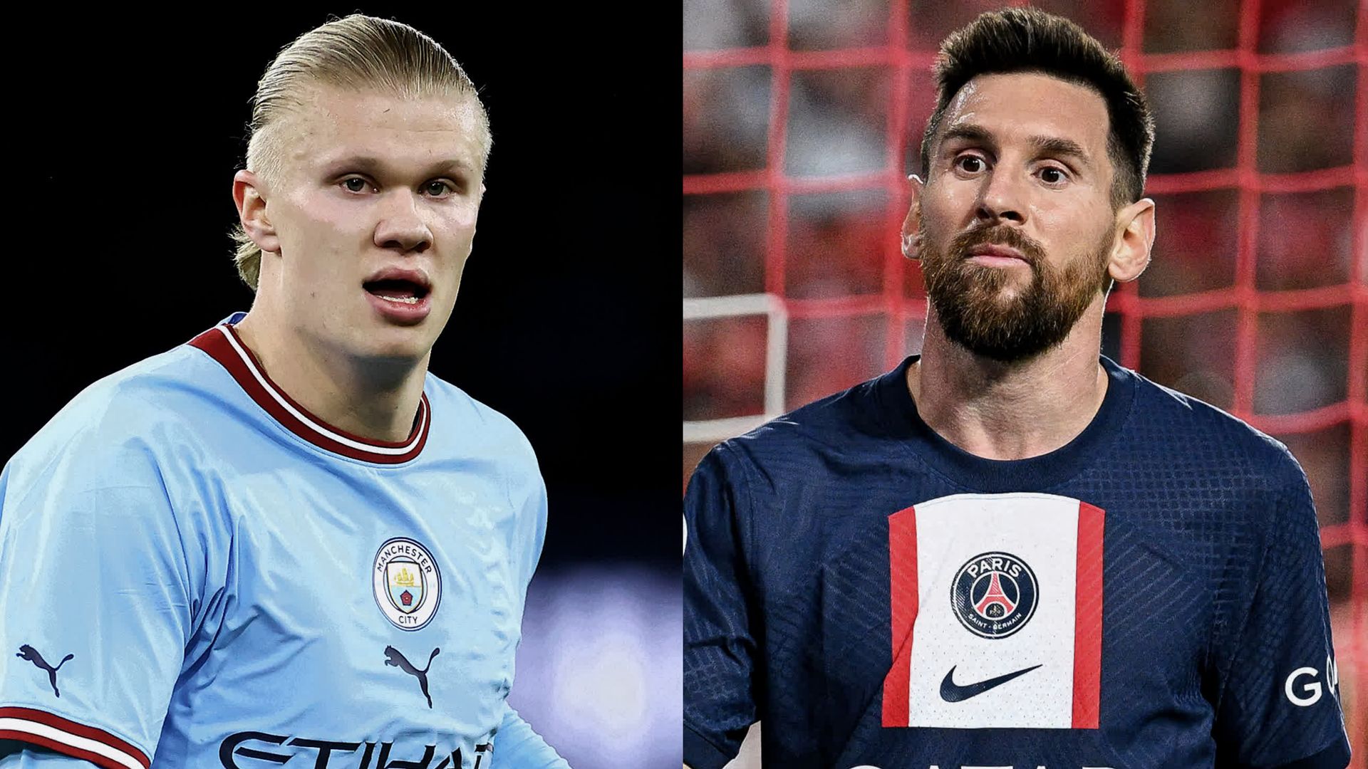 Erling Haaland Lionel Messi