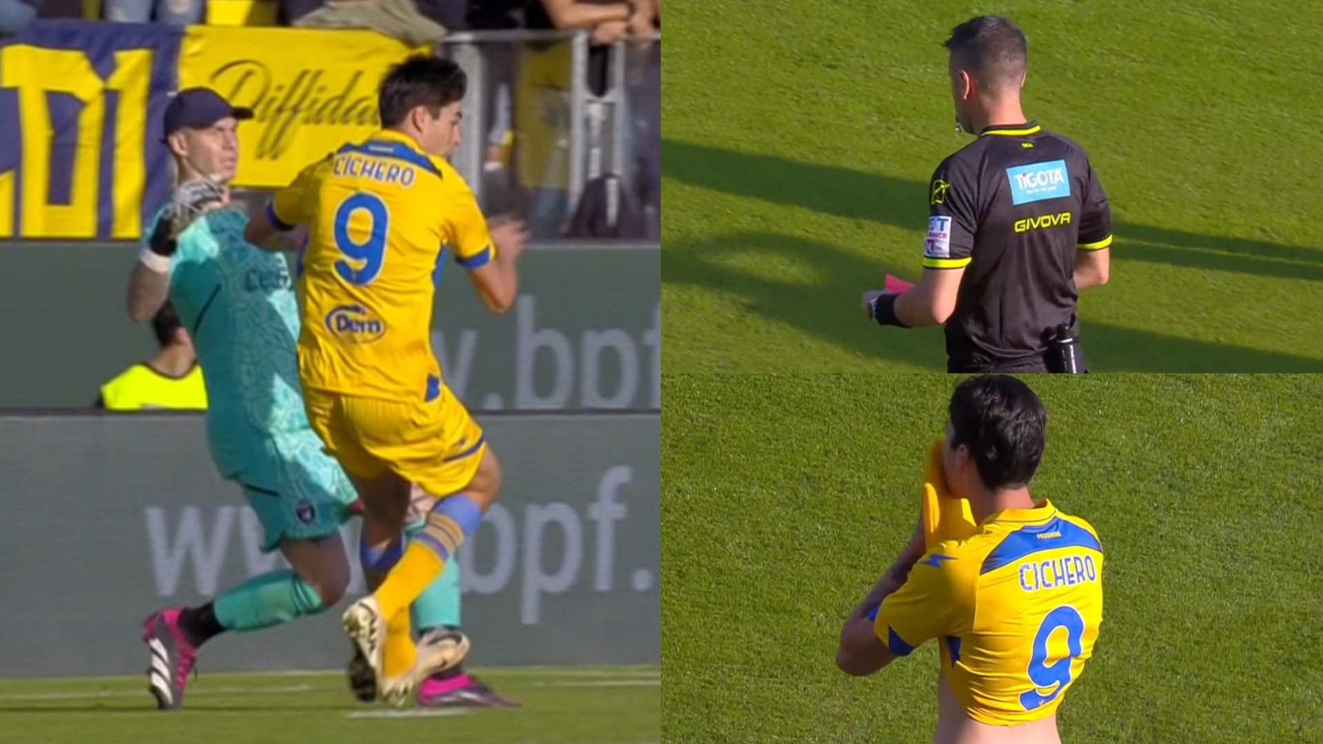 Cichero Frosinone Pisa