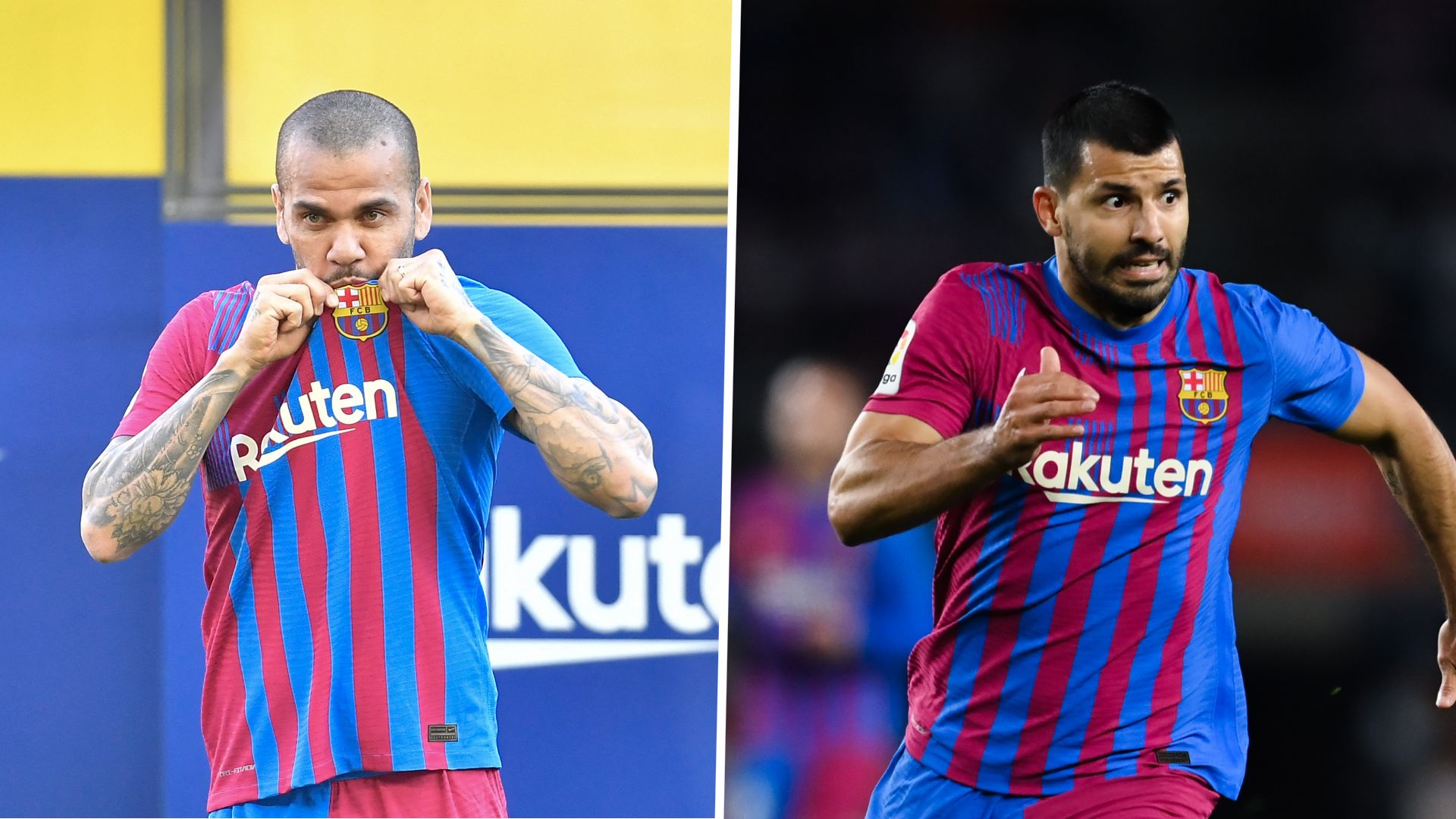 Dani Alves Sergio Agüero GFX