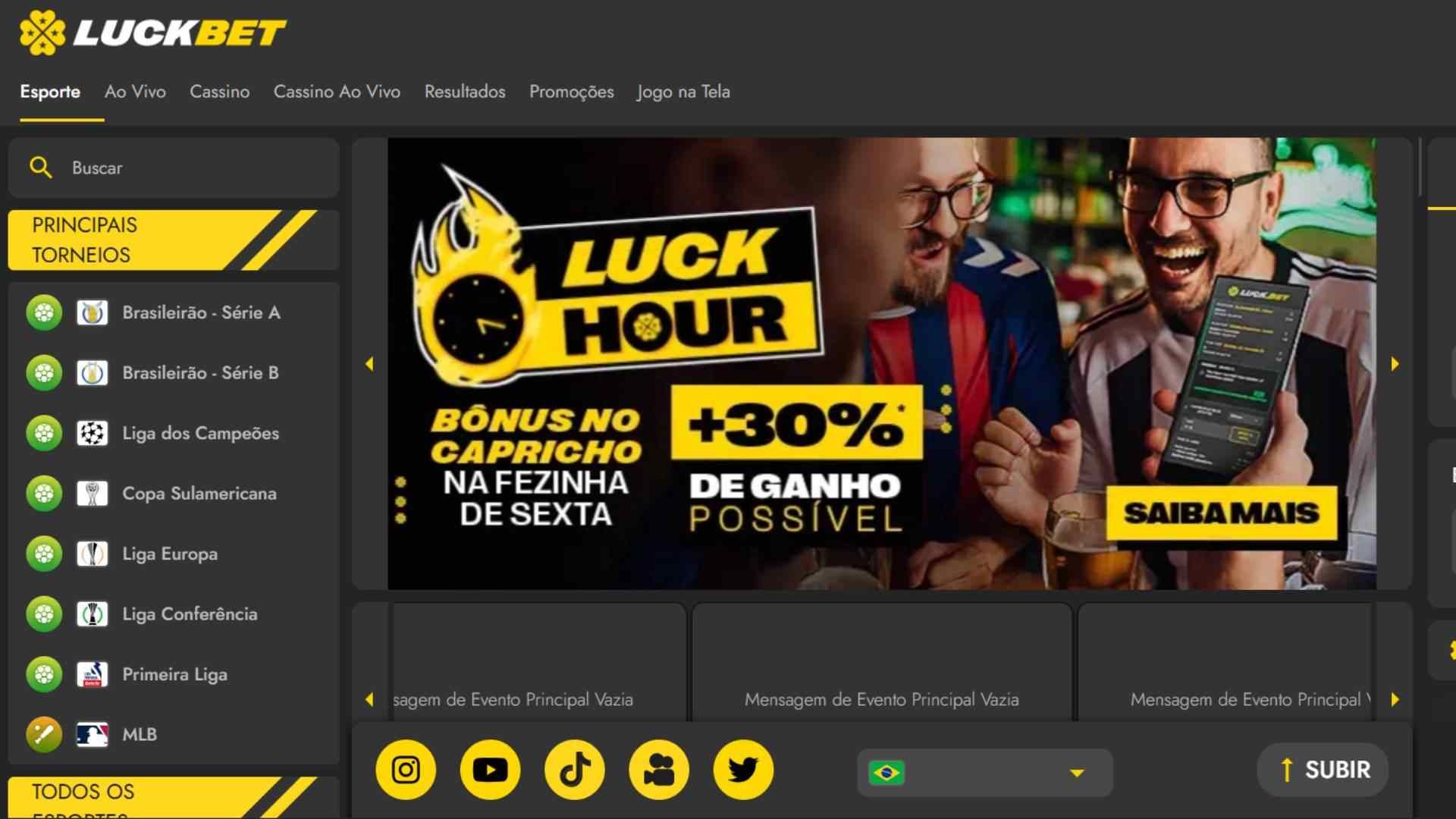 luckbet esportes