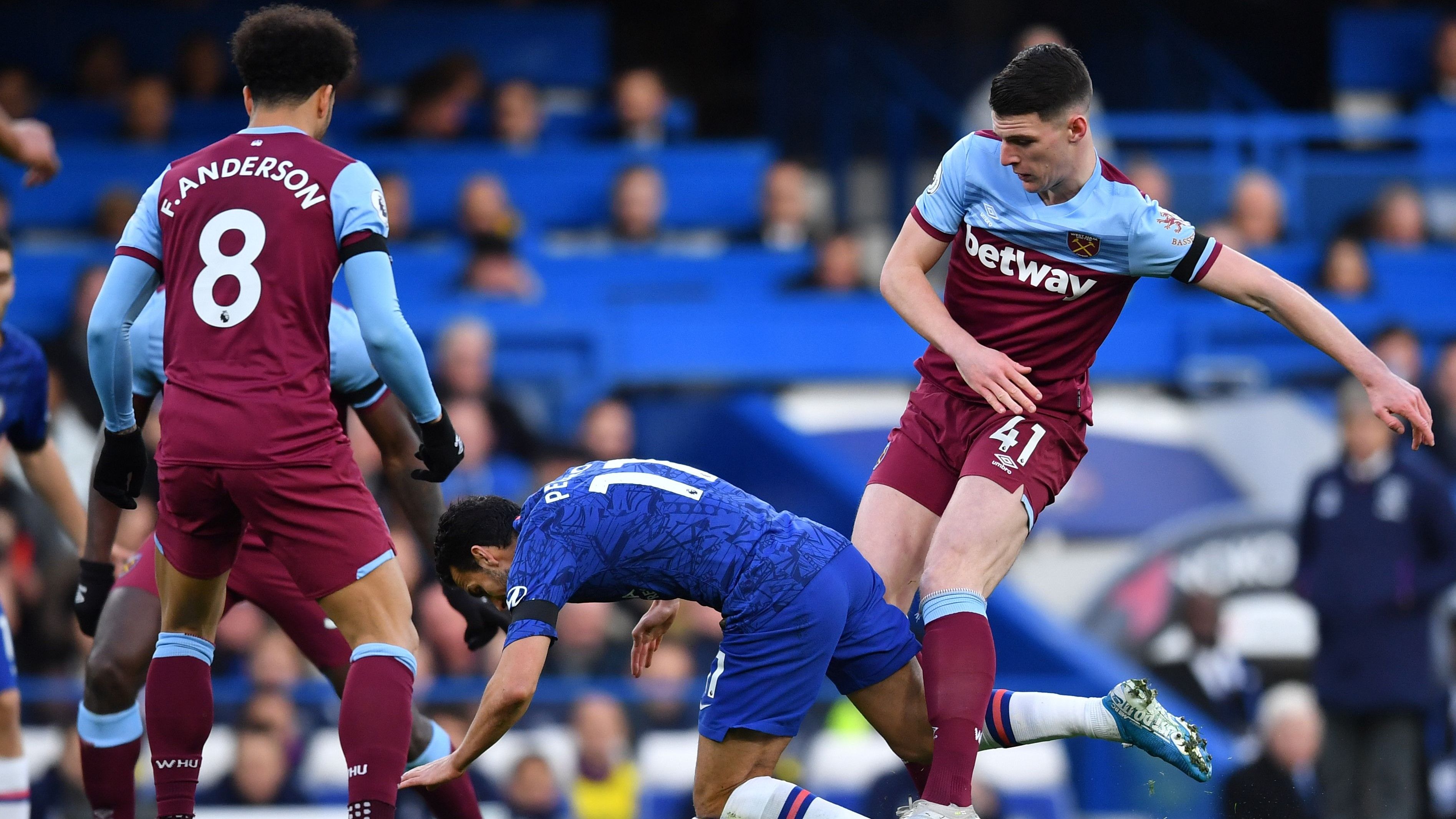 Pedro Chelsea West Ham English Premier League NHA EPL