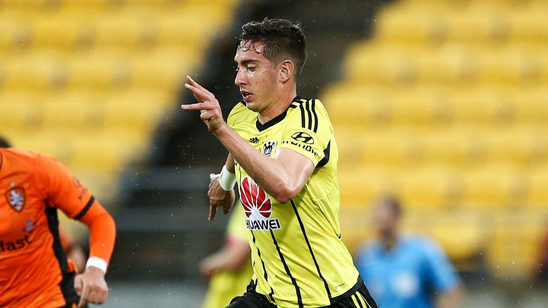 Alex Rodriguez Wellington Phoenix v Brisbane Roar A-League 21012017