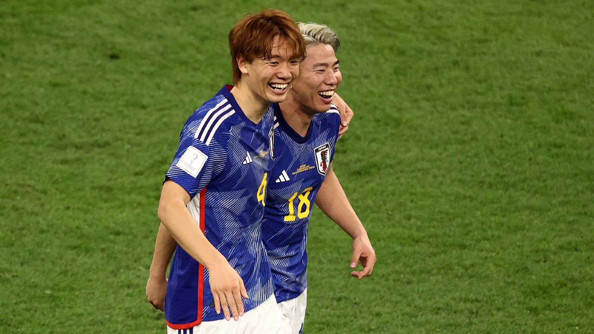 Kou Itakura and Takuma Asano of Japan