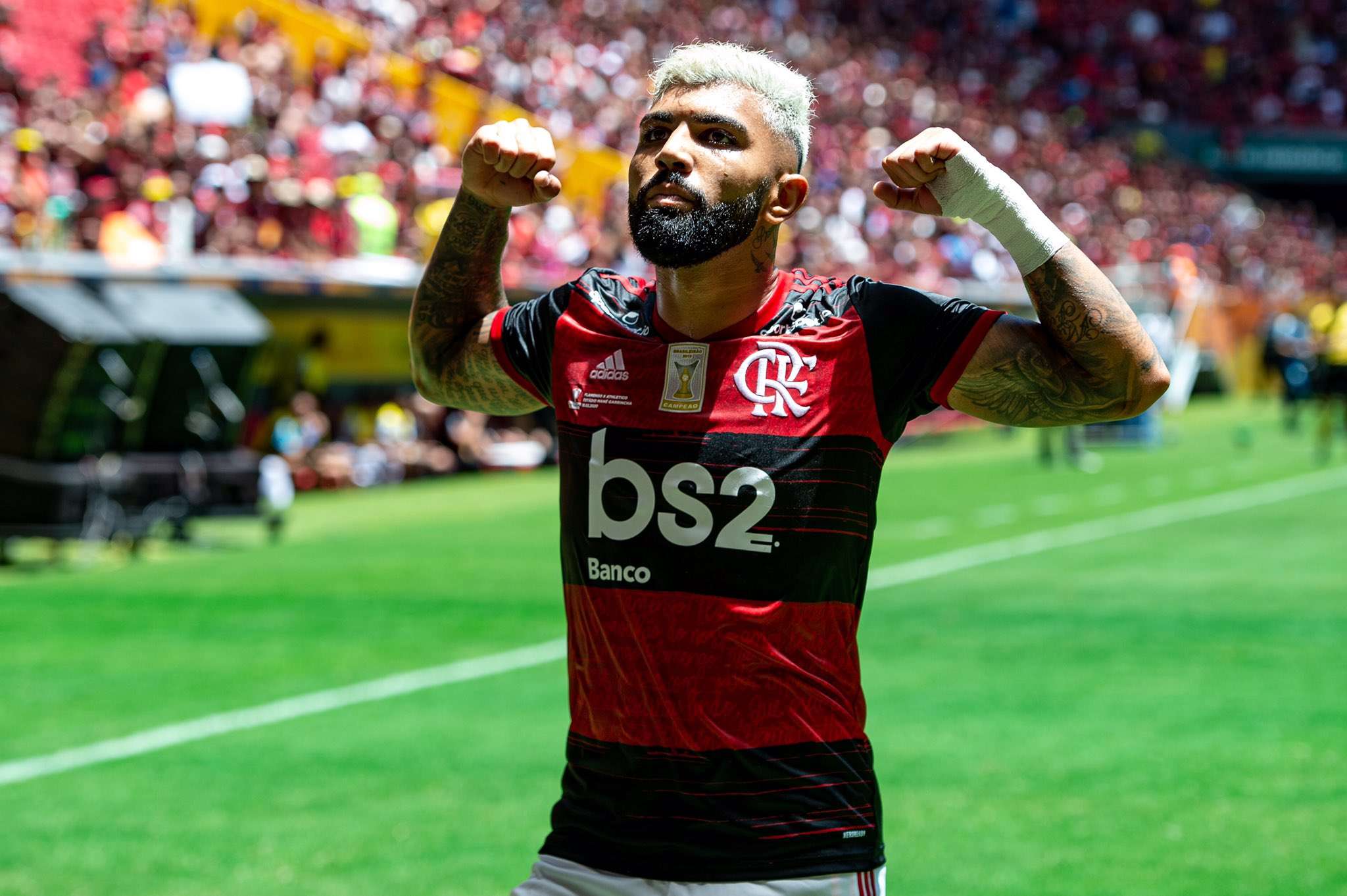 Gabigol Flamengo x Athletico Supercopa do Brasil 160220