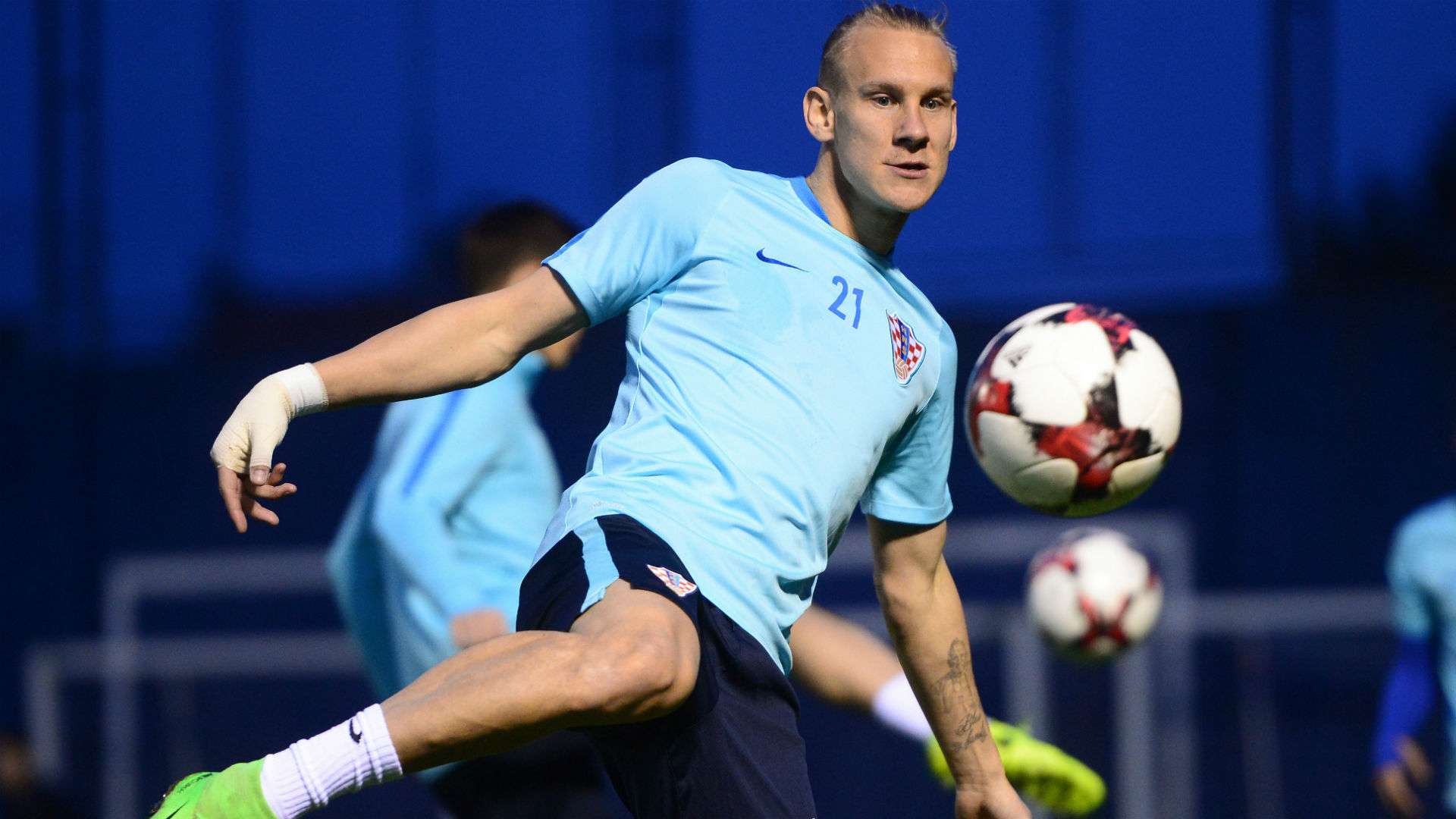 Domagoj Vida Croatia training