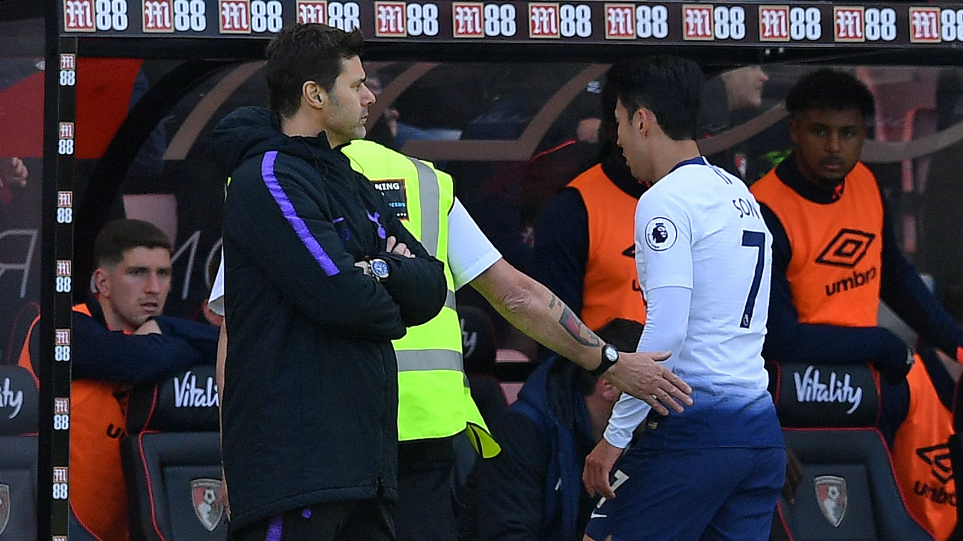 Mauricio Pochettino Son Heung-min Tottenham 2018-19