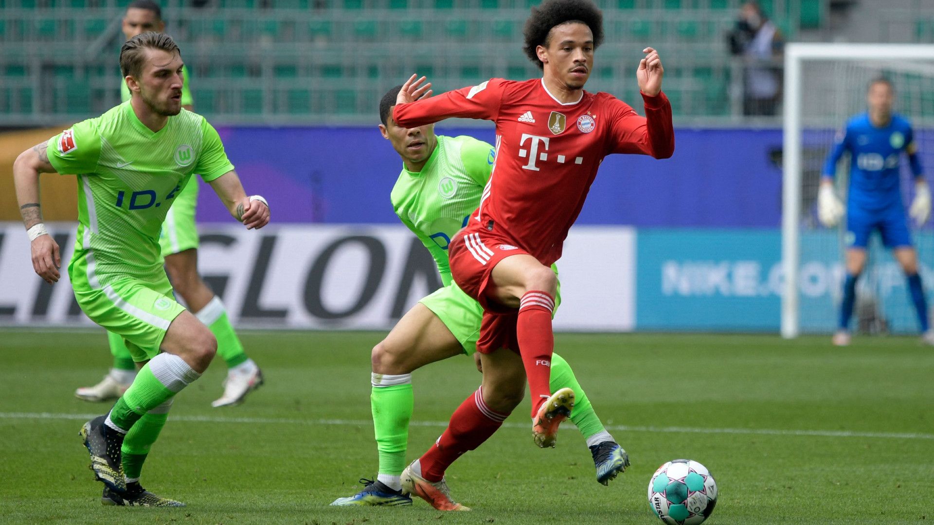 LEROY SANE BAYERN MÜNCHEN BUNDESLIGA 17042021