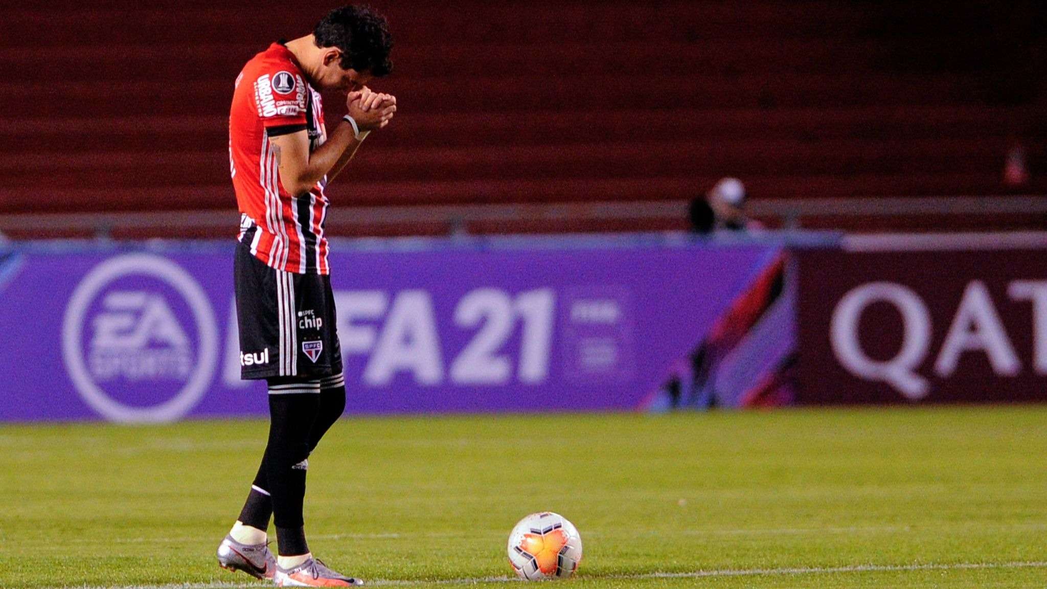 Pablo LDU 4 São Paulo 2 Libertadores 2020