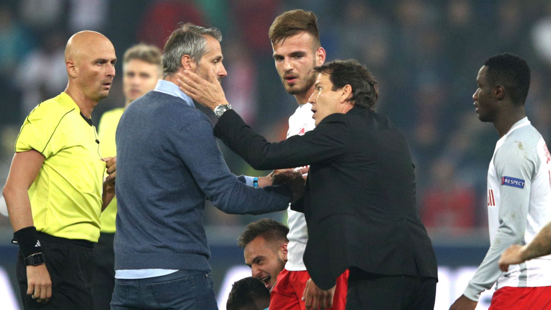 Marco Rose Rudi Garcia Red Bull Salzburg Marseille Europa League