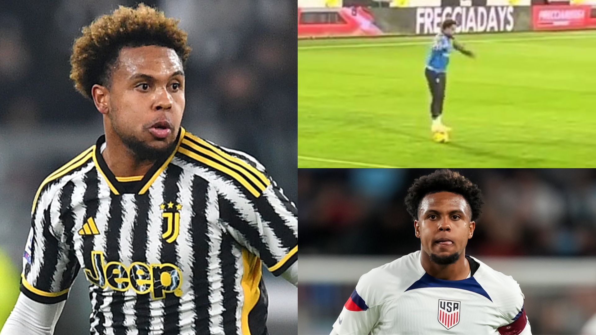 Weston McKennie Juventus control