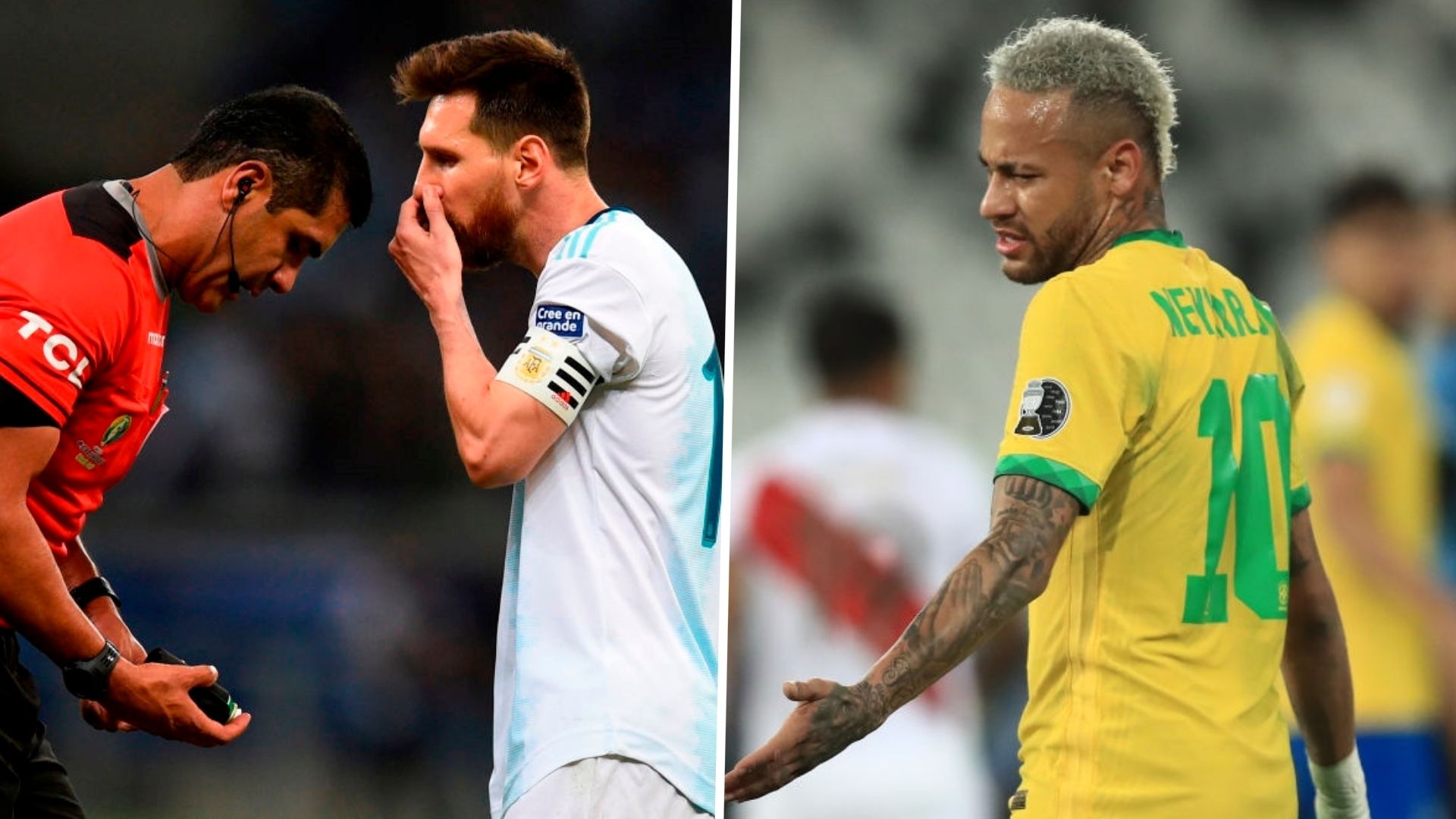 messi y neymar en la copa américa