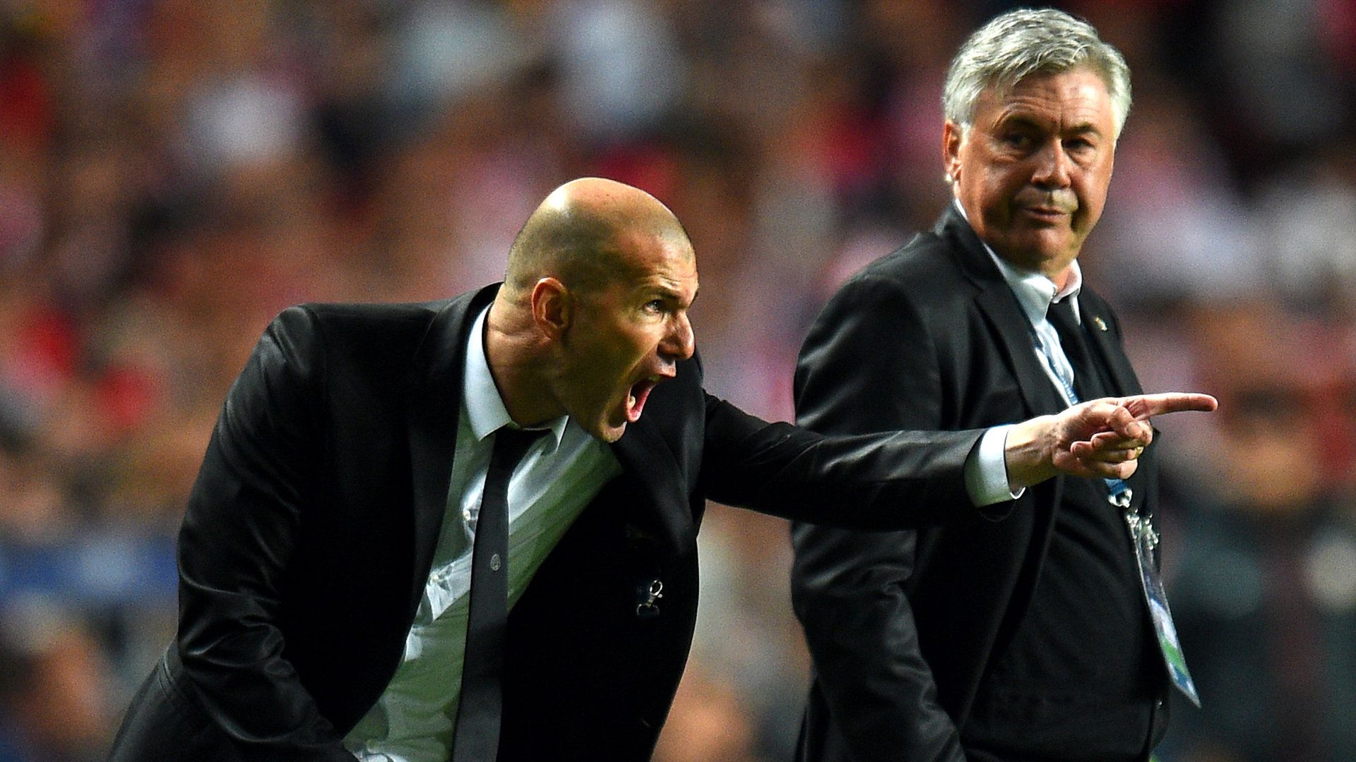 Carlo Ancelotti Zinedine Zidane