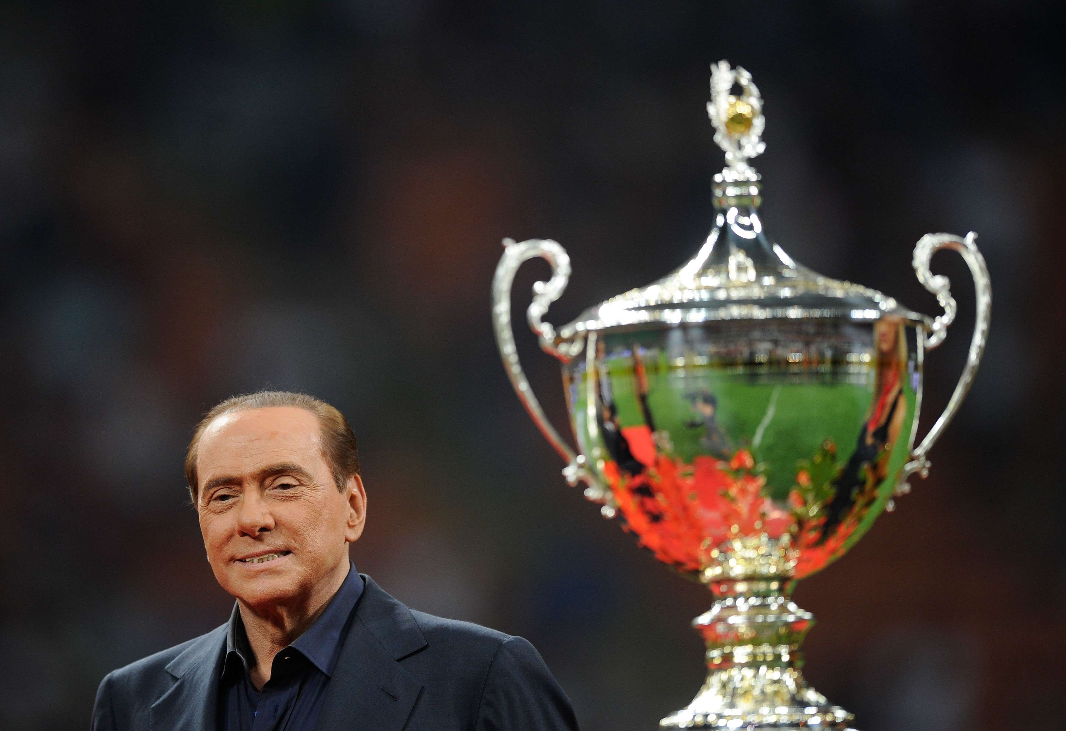 Silvio Berlusconi ex-presidente da Itália e do Milan