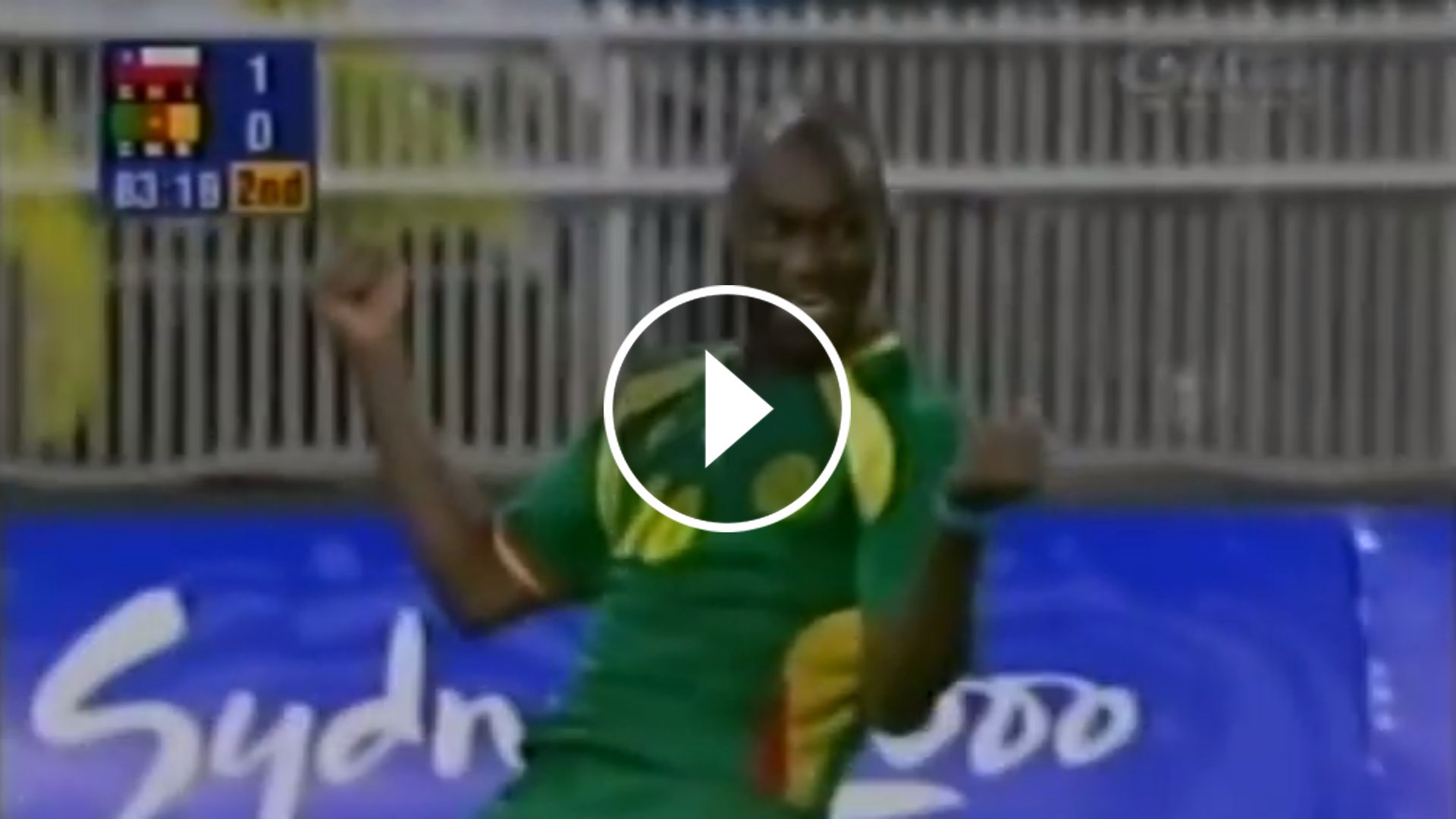 play Camerún Chile. Sydney 2000