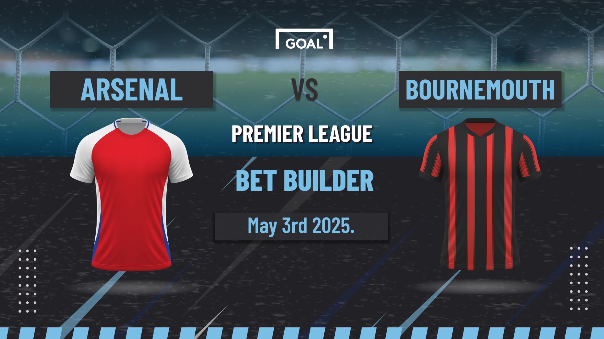 Arsenal vs Bournemouth Bet Builder Tips