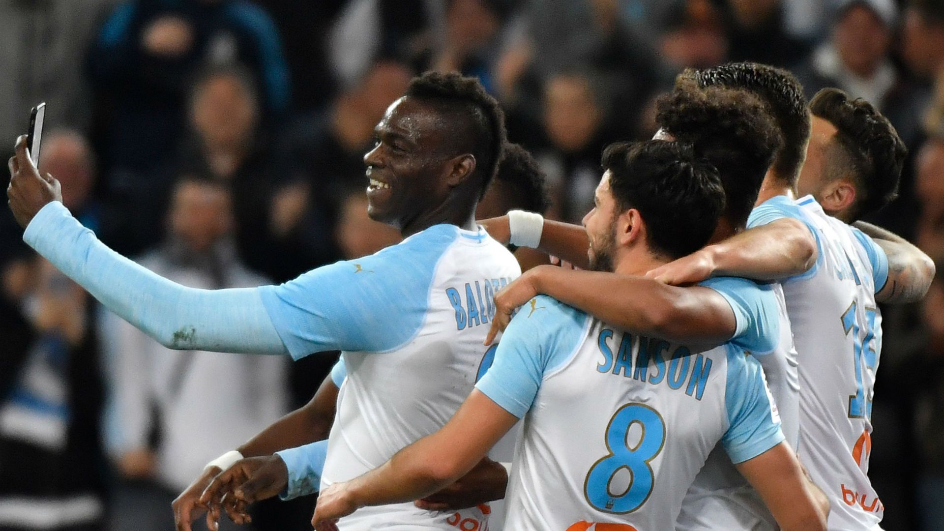 Mario Balotelli celebrates on Instagram