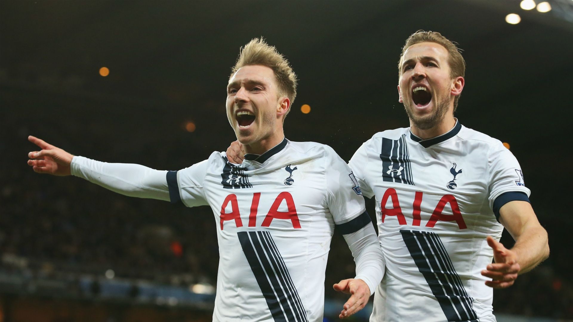 Christian Eriksen Harry Kane Manchester City v Tottenham Premier League 14022016