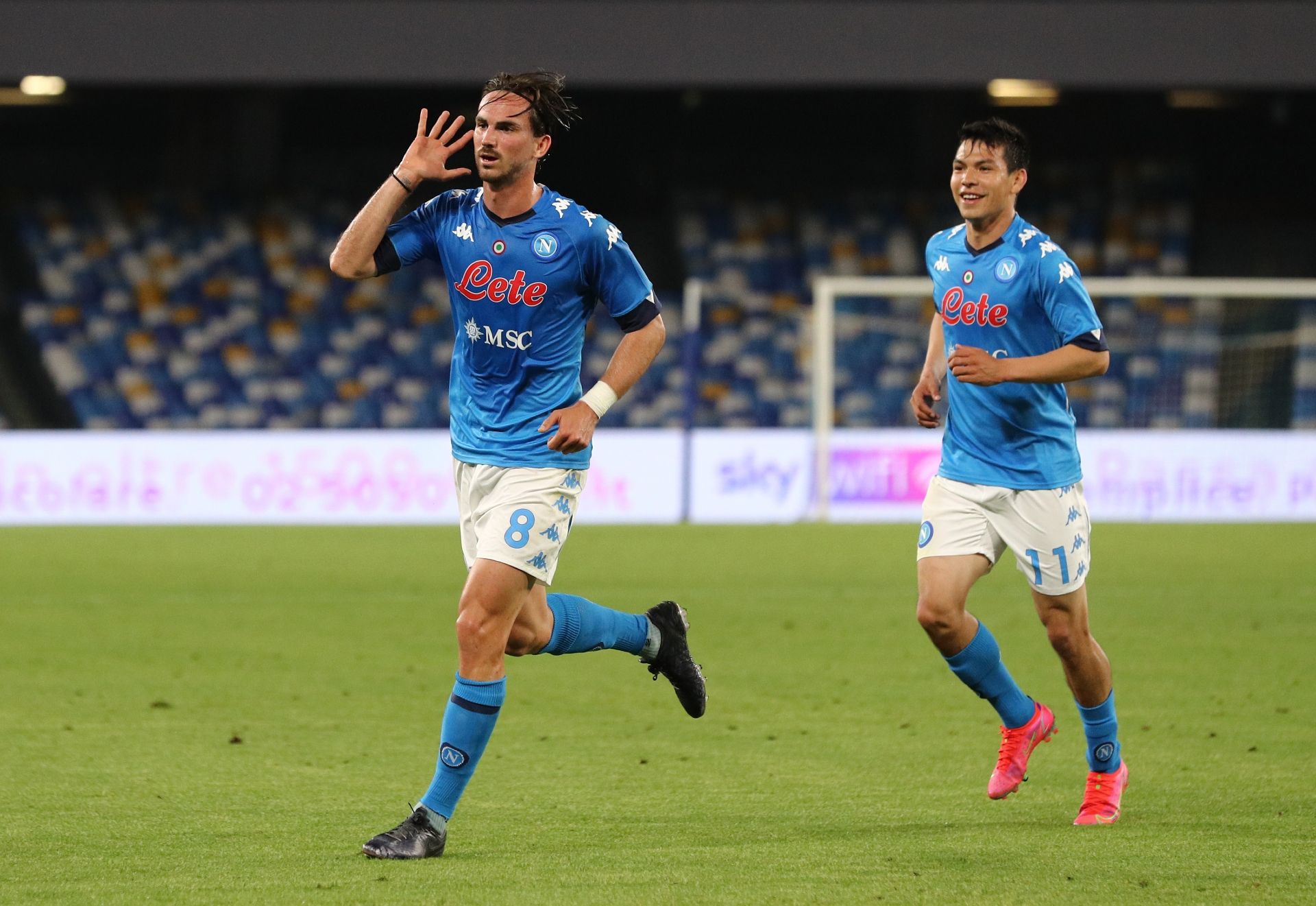 Fabián Ruiz, Chucky Lozano Napoli 2021