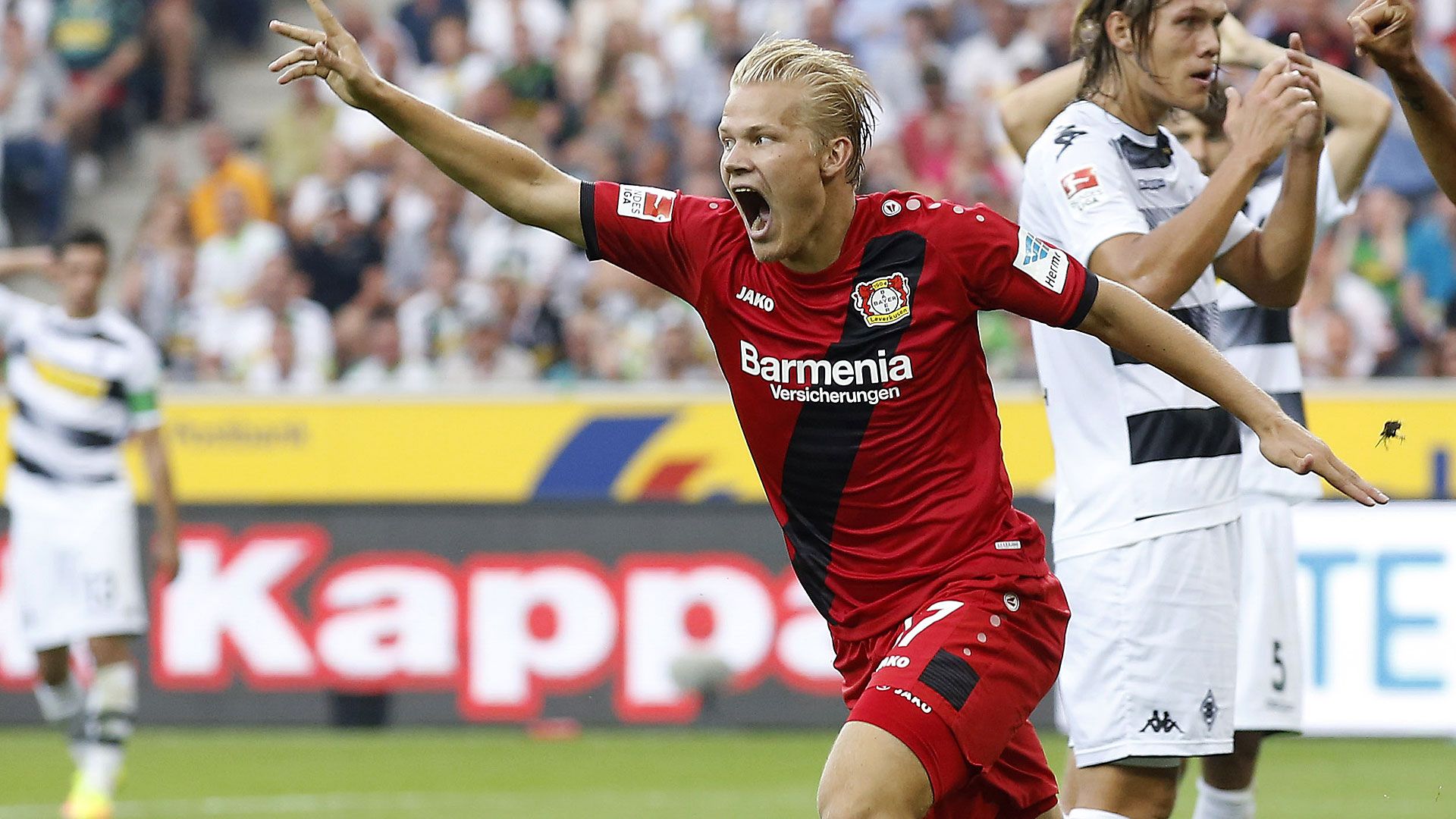 Joel Pohjanpalo Bayer Leverkusen Bundesliga 27082016