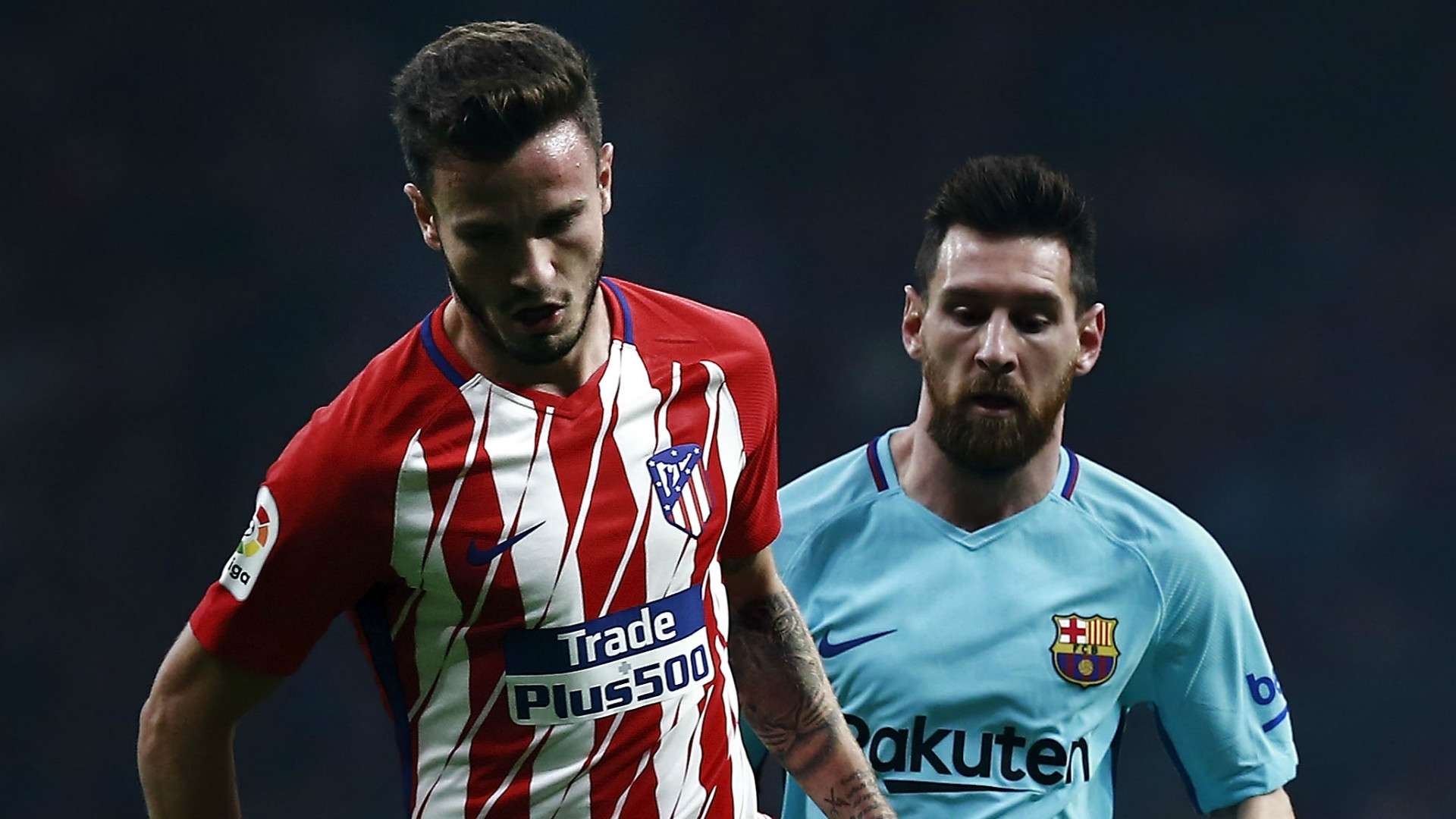 Saul Niguez Lionel Messi