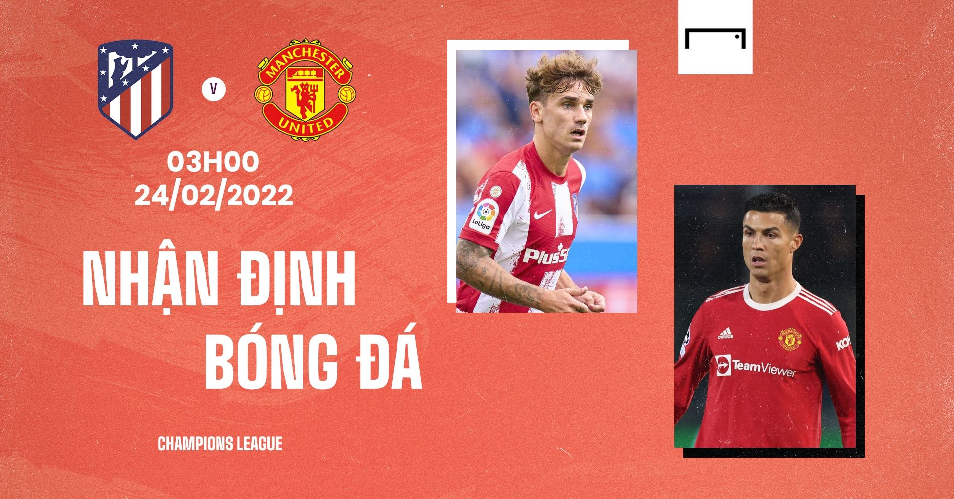 Preview Atletico Madrid vs Manchester United Champions League 2021/22 GFX