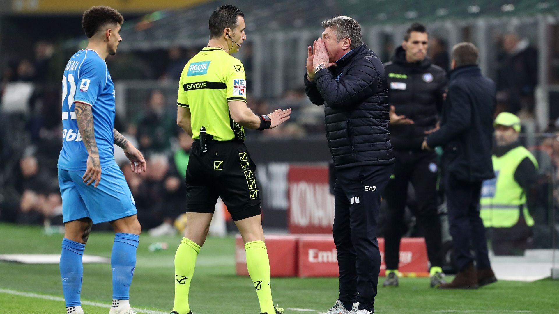 Milan Napoli Mazzarri